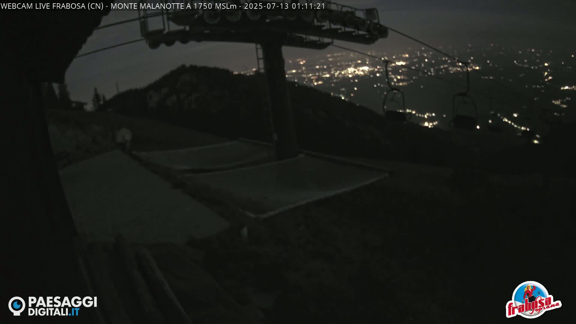 Monte Moro Mount Frabosa, Prato Nevoso Malanotte Take off Ramp & Ski Slope Live Cam - Cuneo, Piedmont, Italy