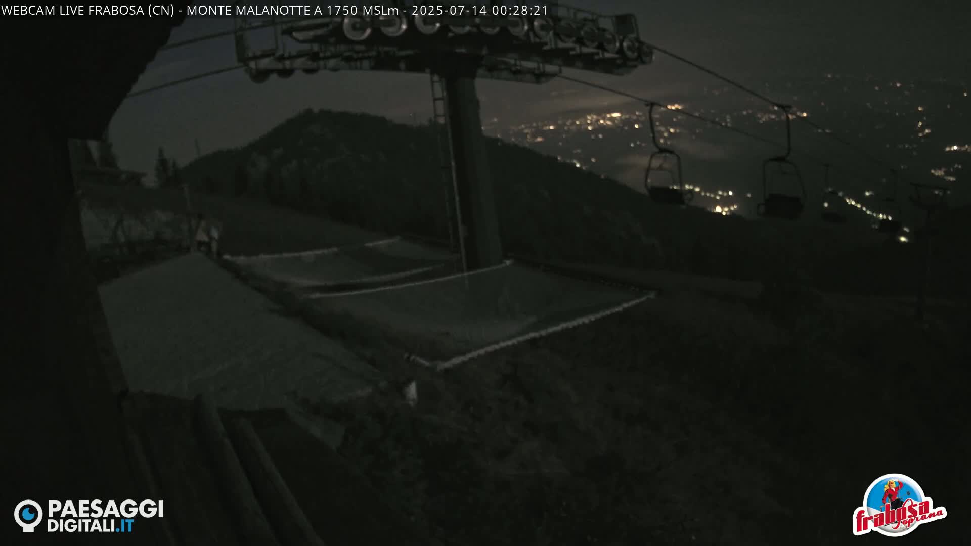 Monte Moro Mount Frabosa, Prato Nevoso Malanotte Take off Ramp & Ski Slope Live Cam - Cuneo, Piedmont, Italy