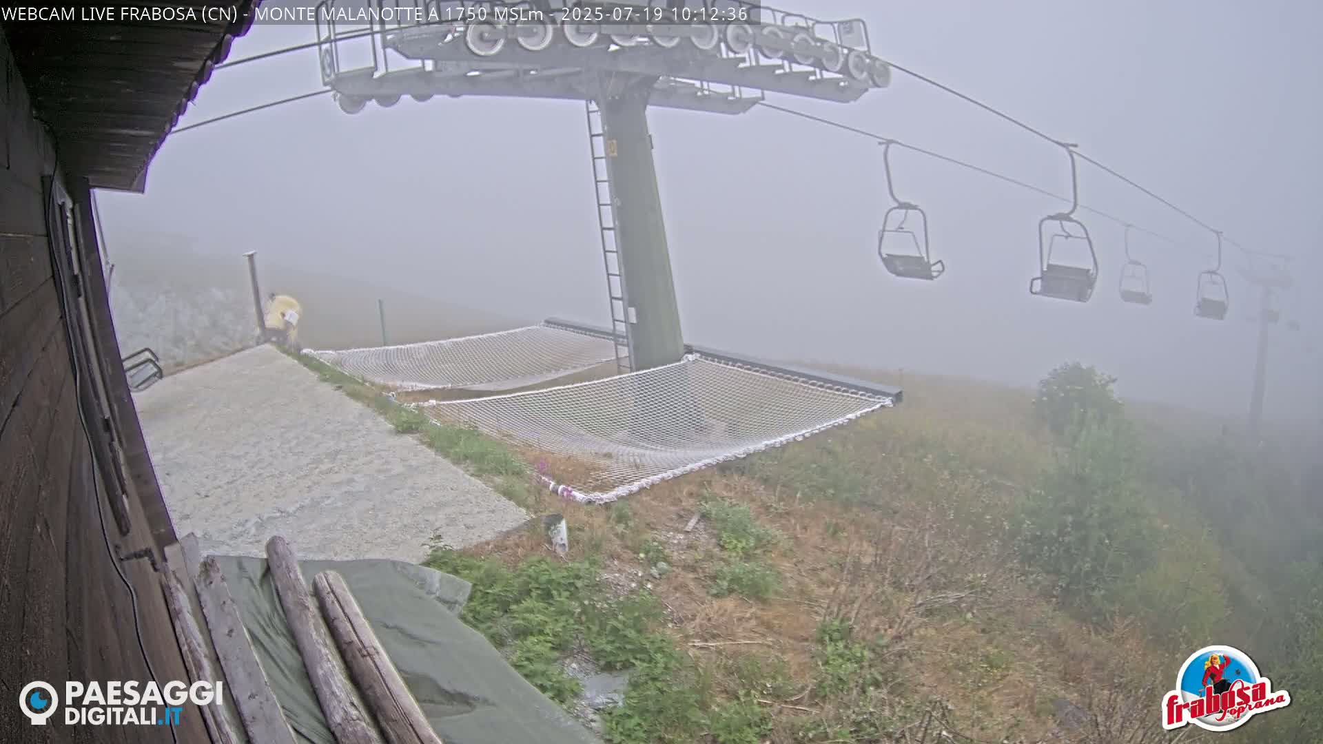 Monte Moro Mount Frabosa, Prato Nevoso Malanotte Take off Ramp & Ski Slope Live Cam - Cuneo, Piedmont, Italy