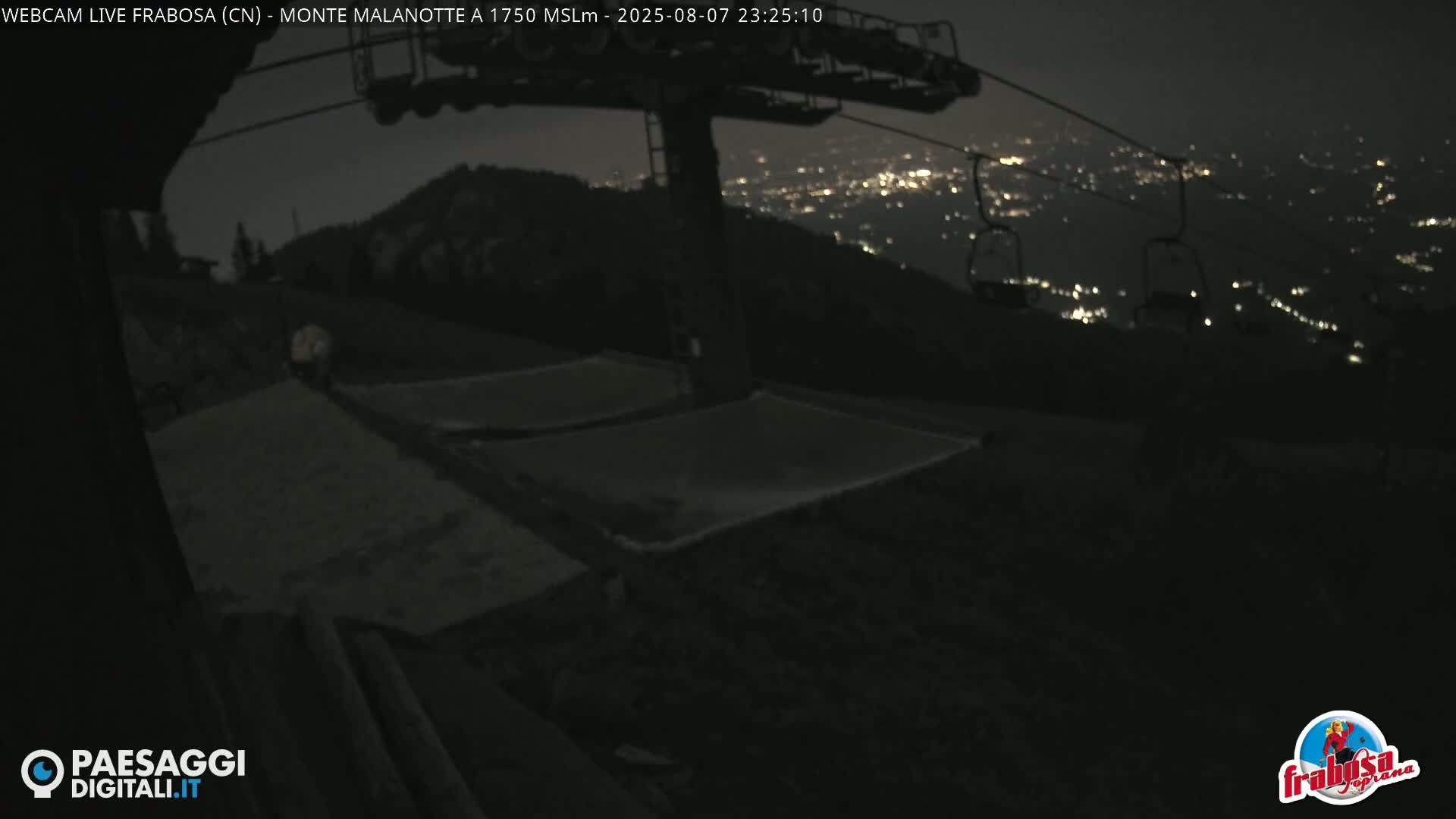 Monte Moro Mount Frabosa, Prato Nevoso Malanotte Take off Ramp & Ski Slope Live Cam - Cuneo, Piedmont, Italy