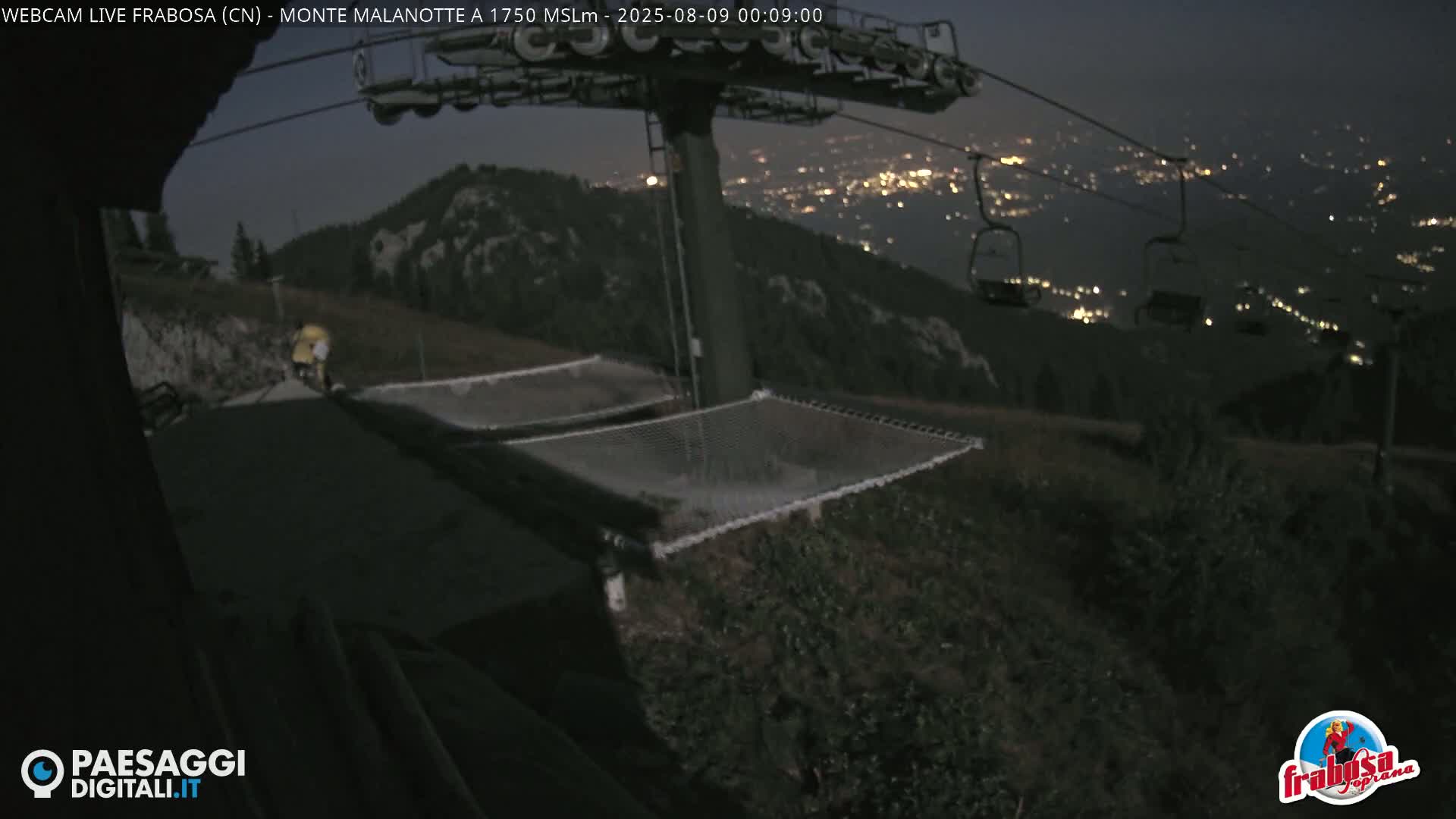 Monte Moro Mount Frabosa, Prato Nevoso Malanotte Take off Ramp & Ski Slope Live Cam - Cuneo, Piedmont, Italy