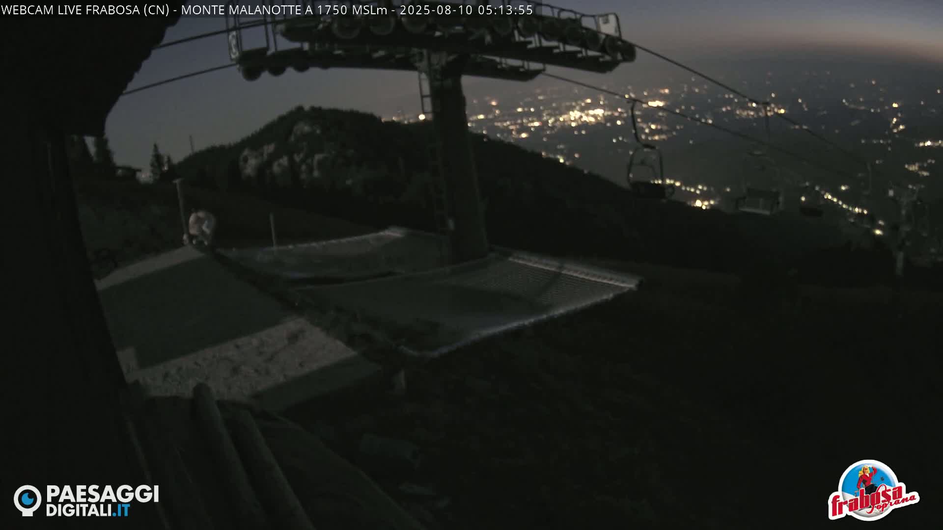 Monte Moro Mount Frabosa, Prato Nevoso Malanotte Take off Ramp & Ski Slope Live Cam - Cuneo, Piedmont, Italy