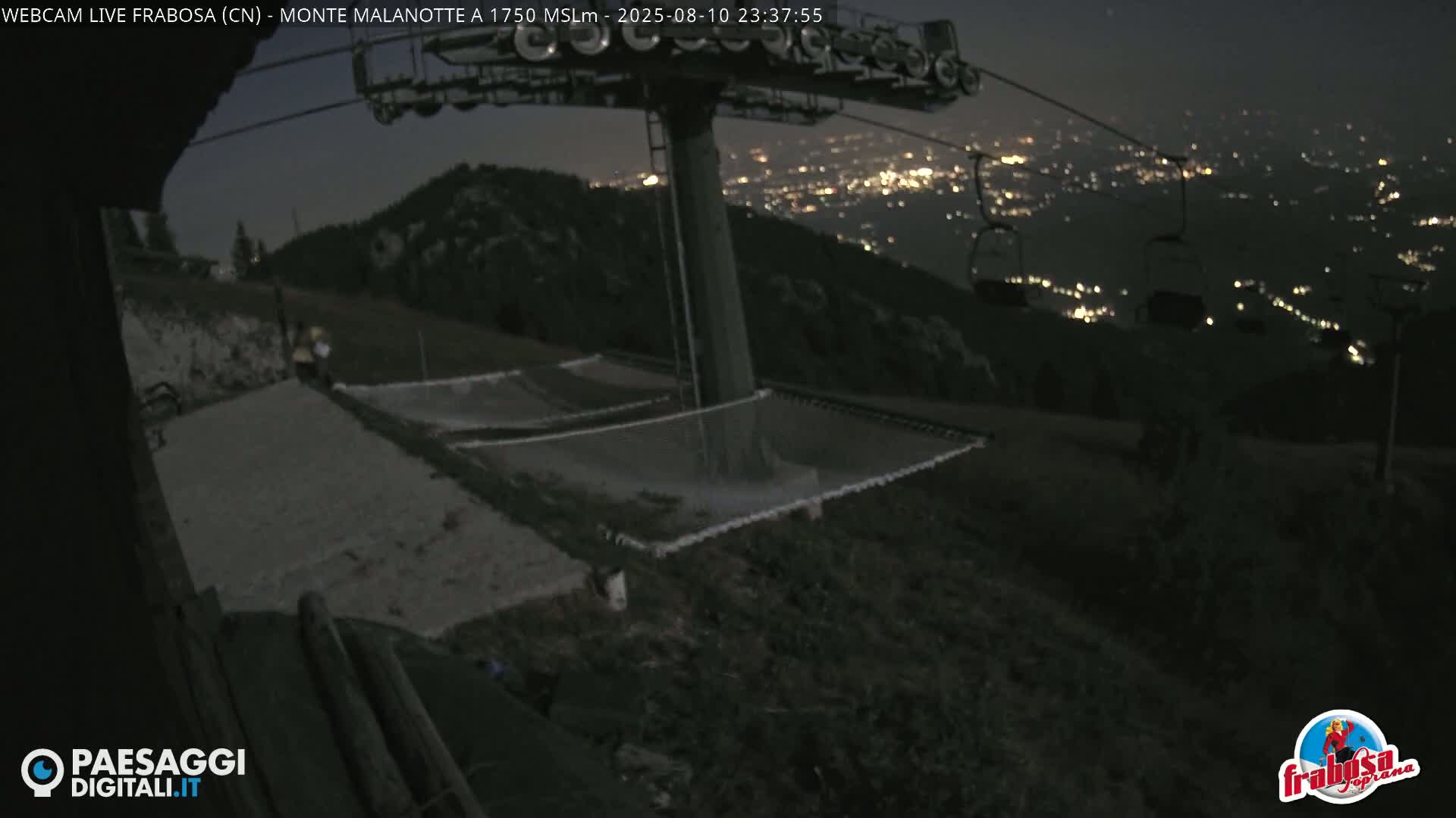 Monte Moro Mount Frabosa, Prato Nevoso Malanotte Take off Ramp & Ski Slope Live Cam - Cuneo, Piedmont, Italy