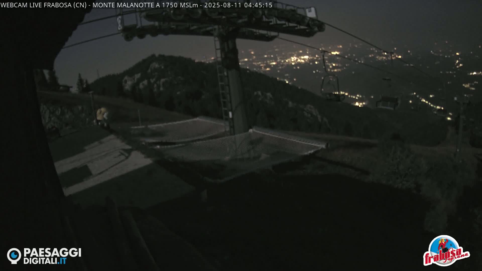 Monte Moro Mount Frabosa, Prato Nevoso Malanotte Take off Ramp & Ski Slope Live Cam - Cuneo, Piedmont, Italy