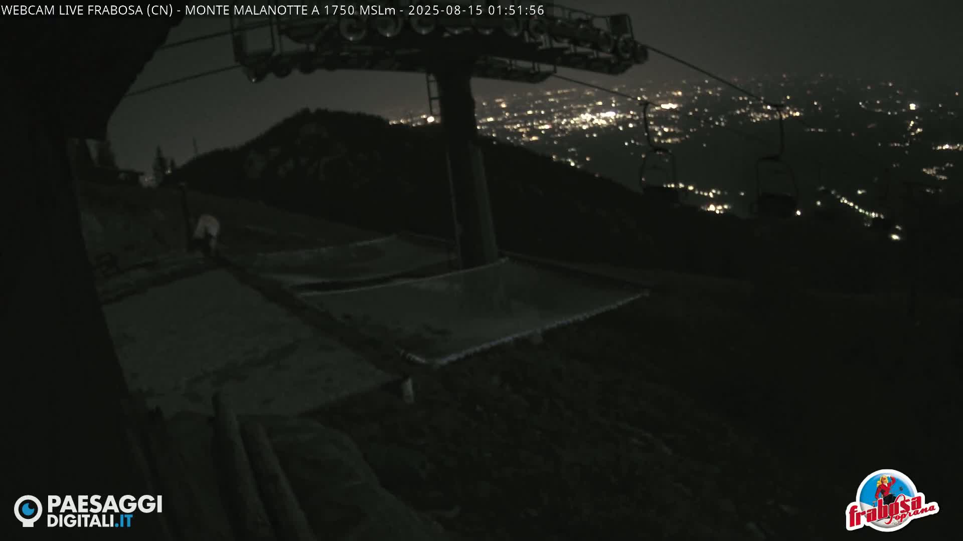 Monte Moro Mount Frabosa, Prato Nevoso Malanotte Take off Ramp & Ski Slope Live Cam - Cuneo, Piedmont, Italy