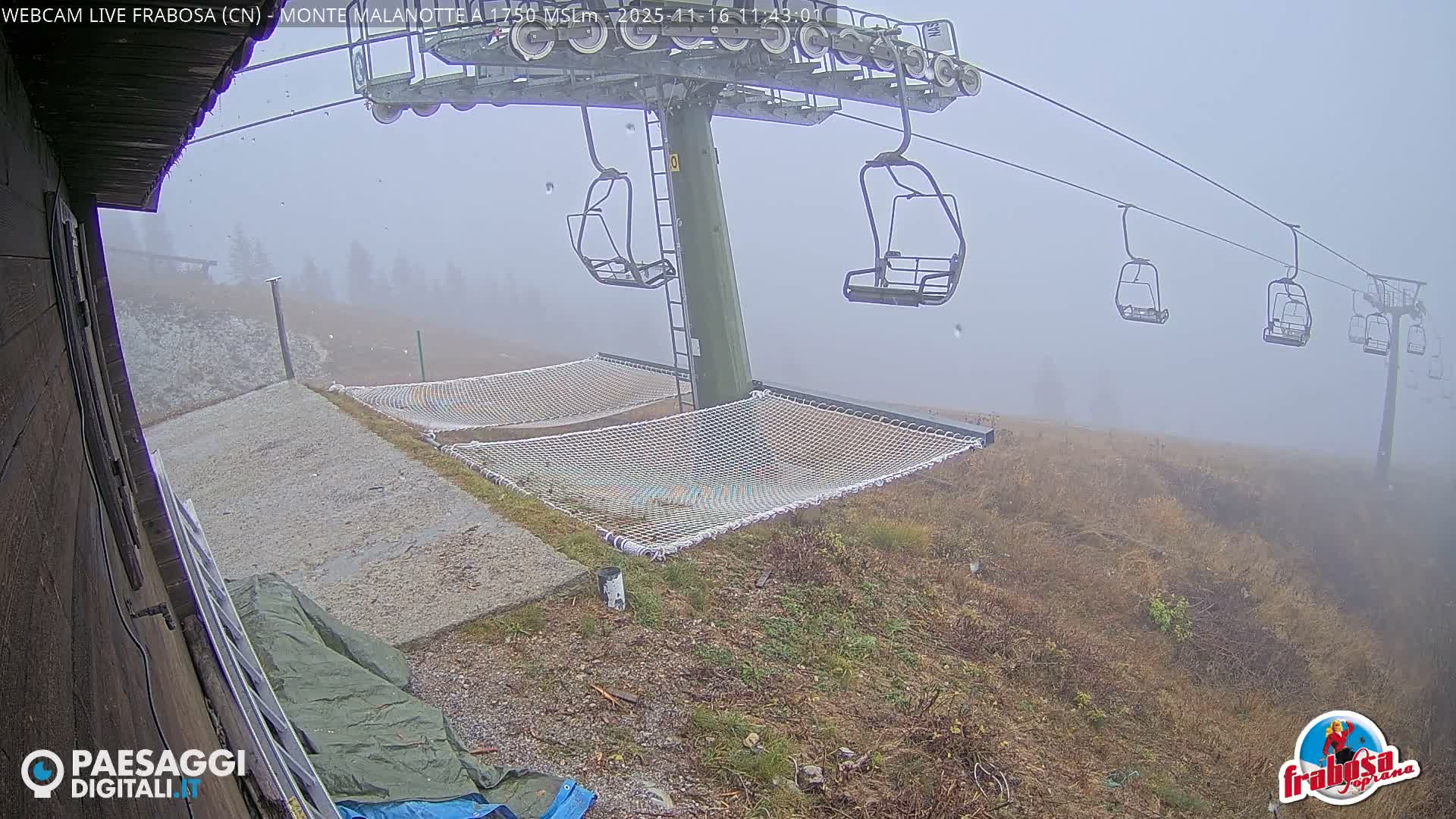 Monte Moro Mount Frabosa, Prato Nevoso Malanotte Take off Ramp & Ski Slope Live Cam - Cuneo, Piedmont, Italy