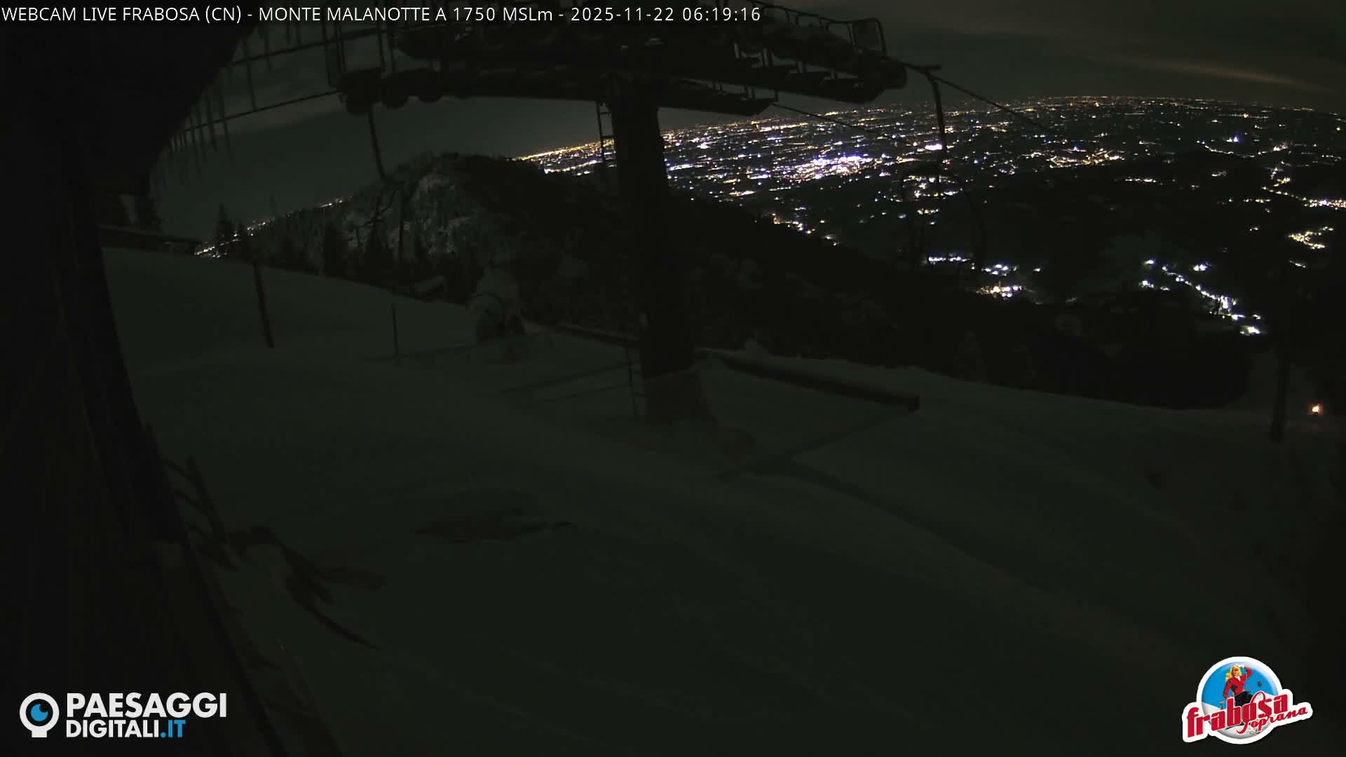 Monte Moro Mount Frabosa, Prato Nevoso Malanotte Take off Ramp & Ski Slope Live Cam - Cuneo, Piedmont, Italy