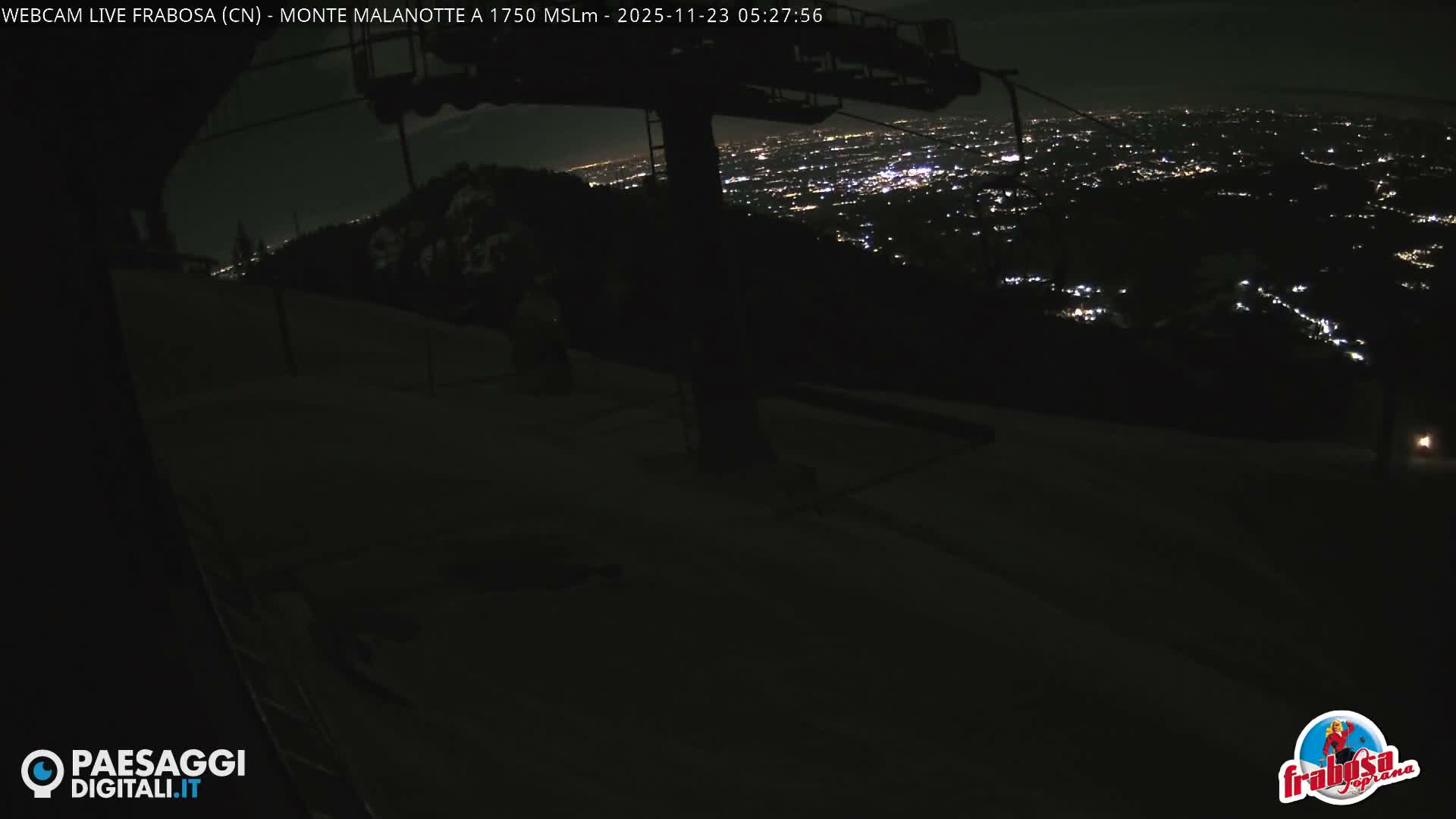 Monte Moro Mount Frabosa, Prato Nevoso Malanotte Take off Ramp & Ski Slope Live Cam - Cuneo, Piedmont, Italy
