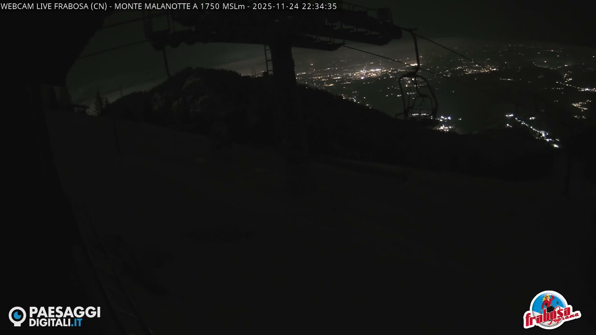 Monte Moro Mount Frabosa, Prato Nevoso Malanotte Take off Ramp & Ski Slope Live Cam - Cuneo, Piedmont, Italy