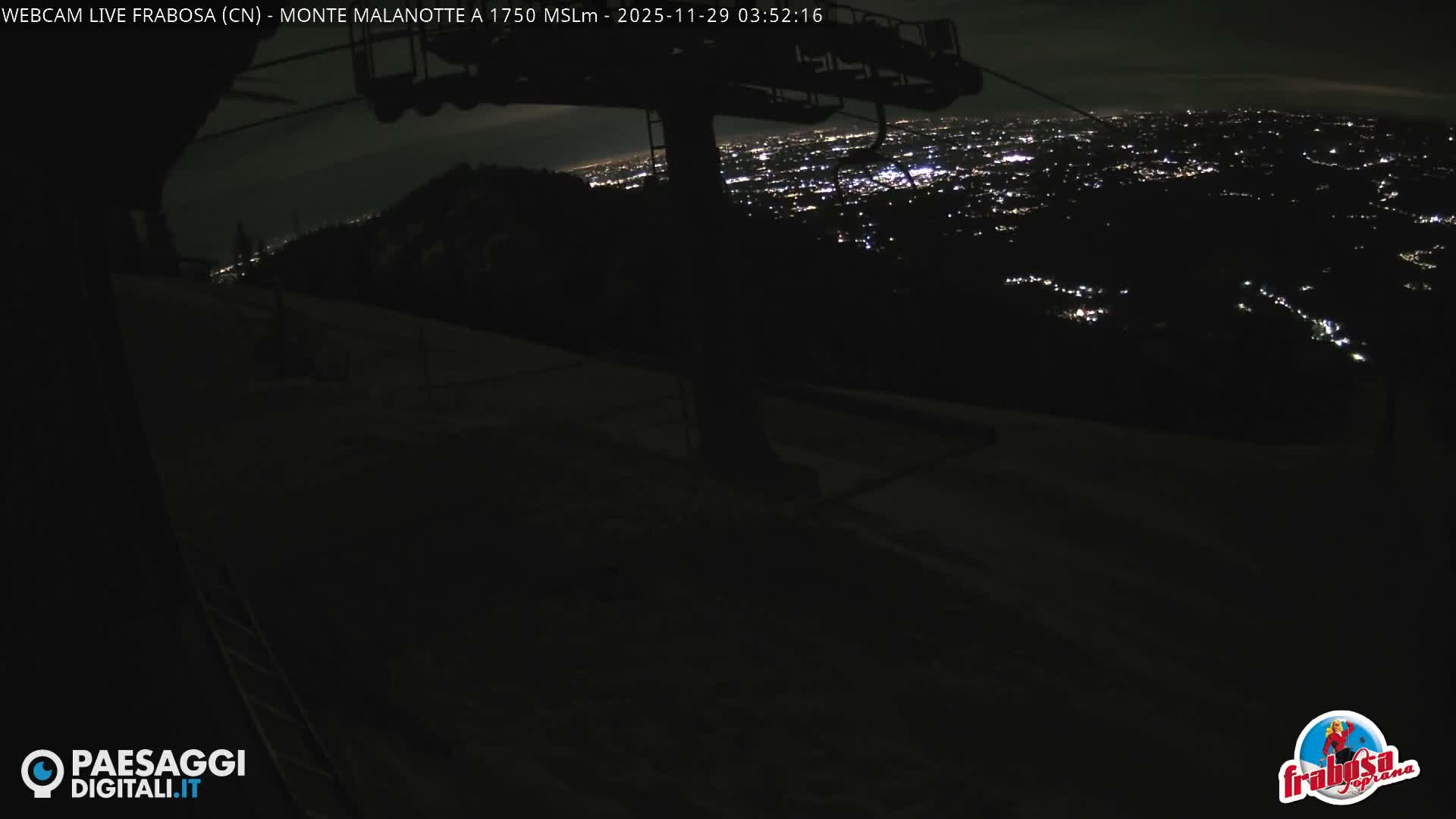 Monte Moro Mount Frabosa, Prato Nevoso Malanotte Take off Ramp & Ski Slope Live Cam - Cuneo, Piedmont, Italy