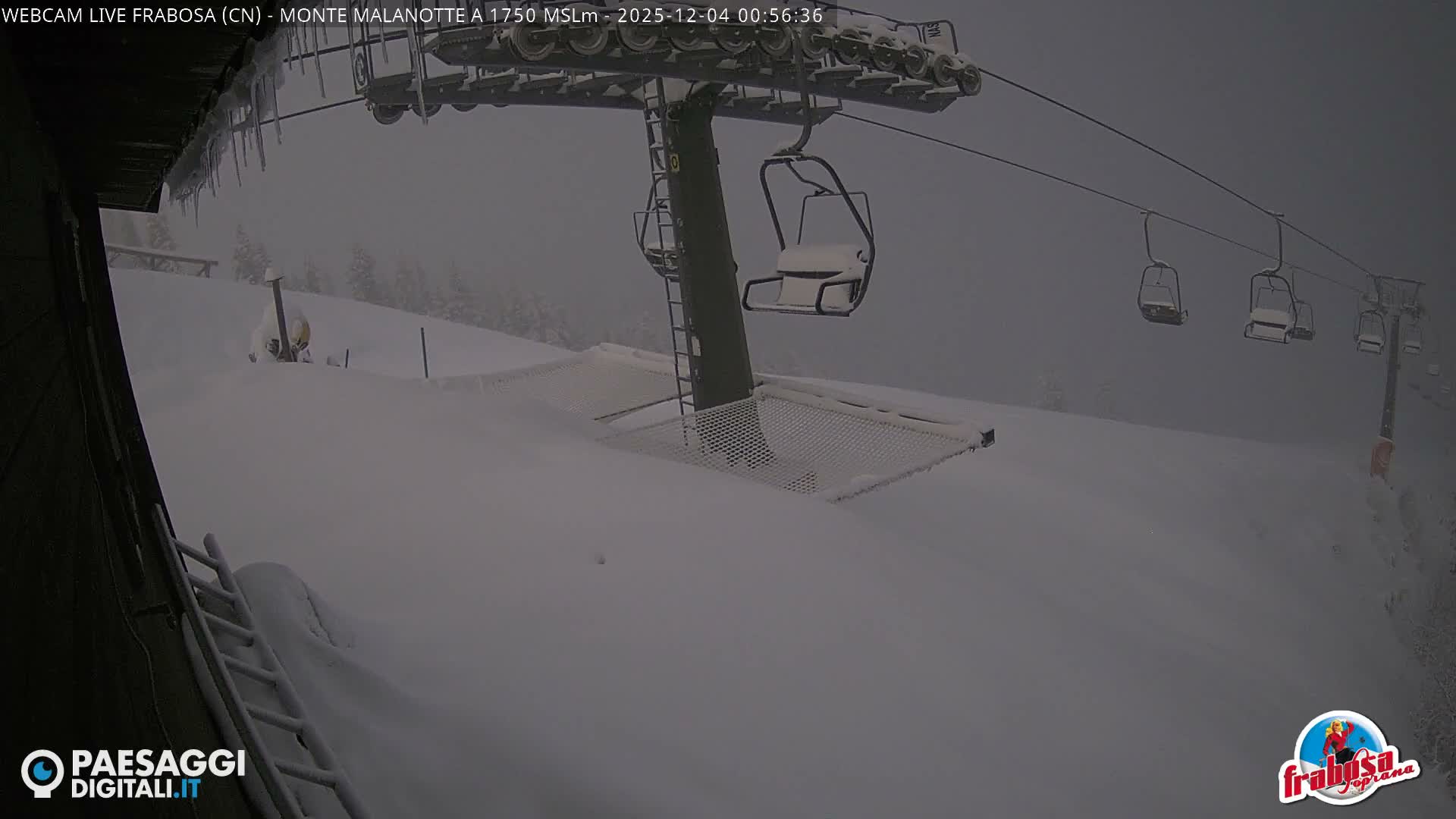 Monte Moro Mount Frabosa, Prato Nevoso Malanotte Take off Ramp & Ski Slope Live Cam - Cuneo, Piedmont, Italy