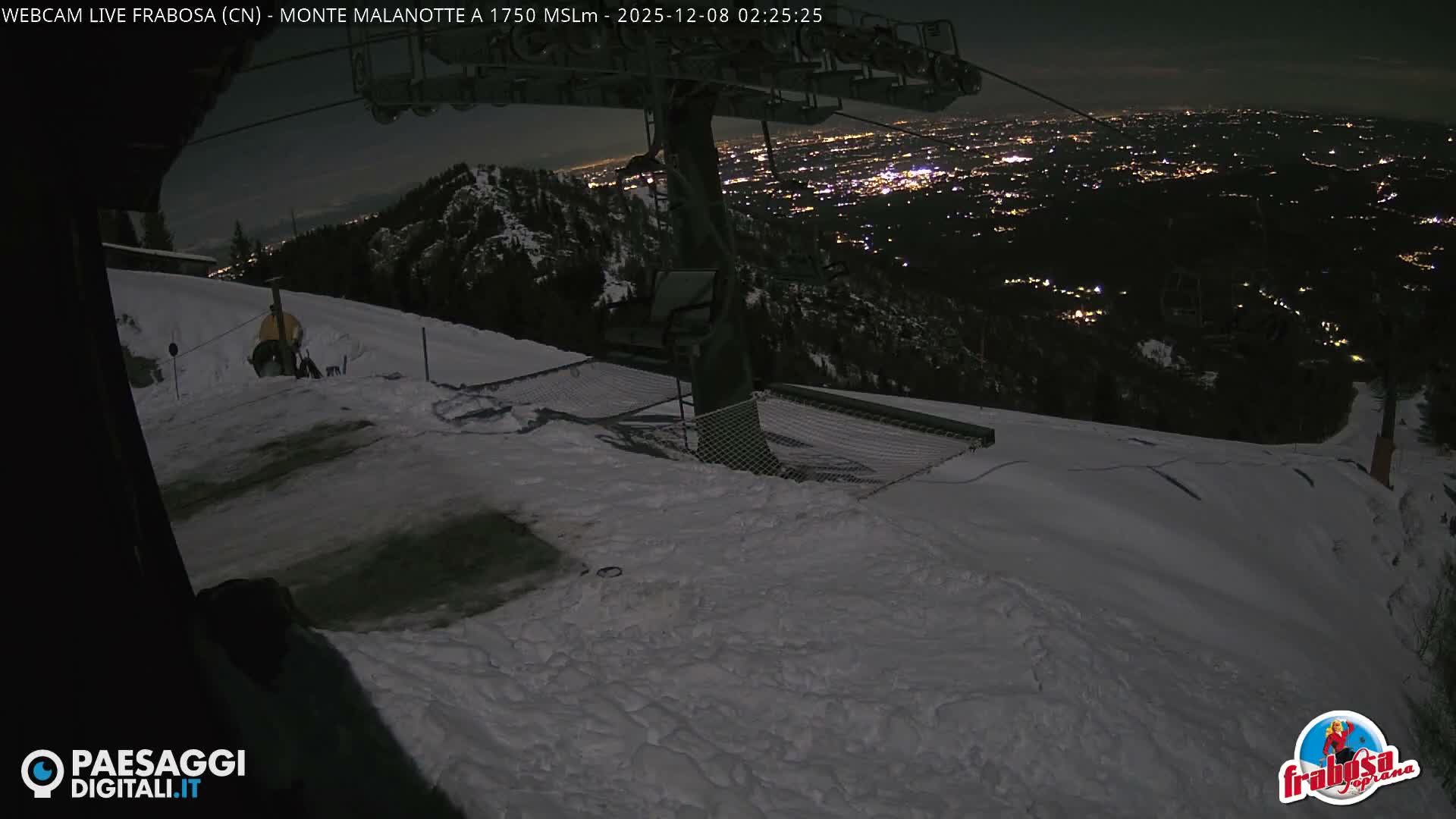Monte Moro Mount Frabosa, Prato Nevoso Malanotte Take off Ramp & Ski Slope Live Cam - Cuneo, Piedmont, Italy