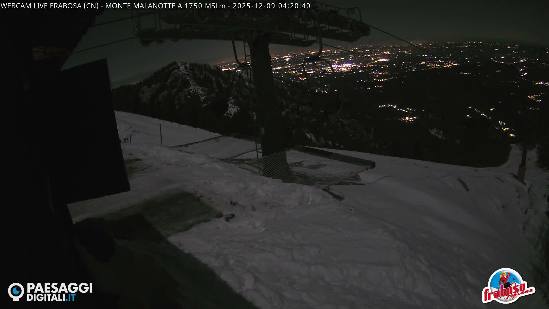 Monte Moro Mount Frabosa, Prato Nevoso Malanotte Take off Ramp & Ski Slope Live Cam - Cuneo, Piedmont, Italy