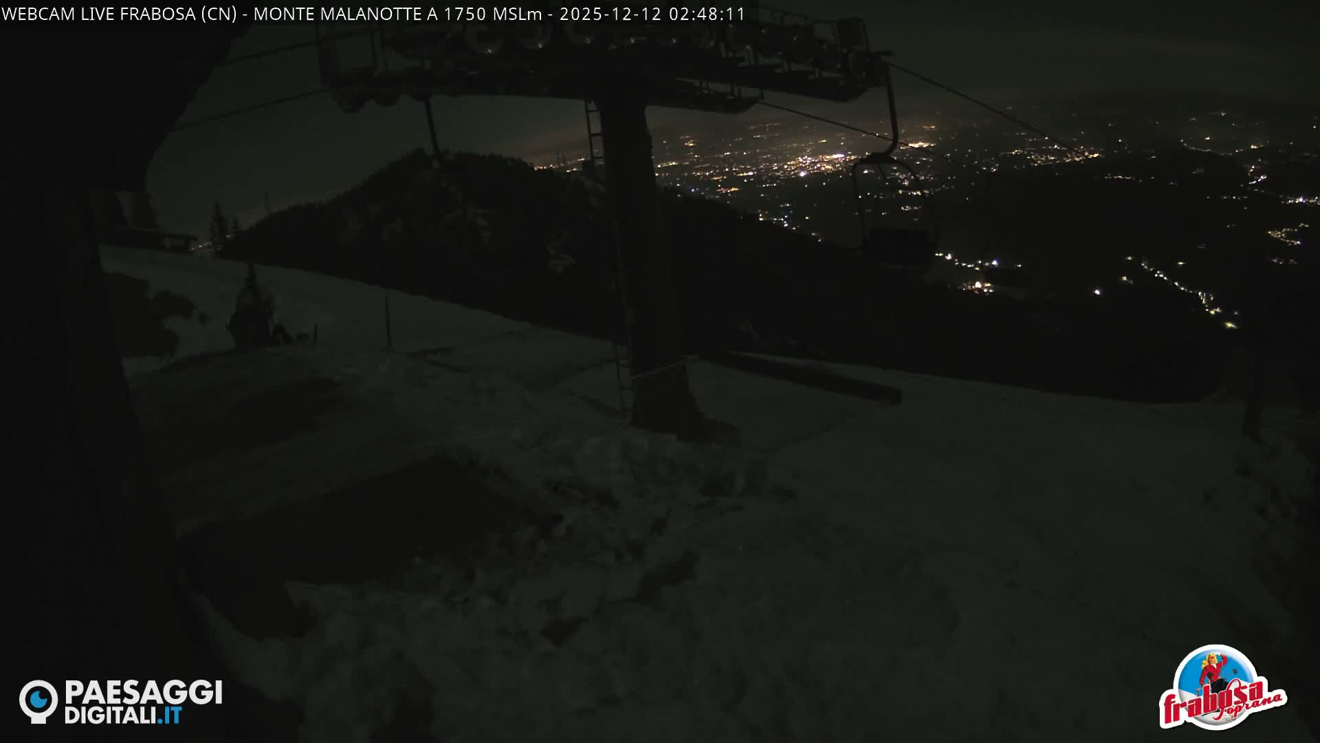 Monte Moro Mount Frabosa, Prato Nevoso Malanotte Take off Ramp & Ski Slope Live Cam - Cuneo, Piedmont, Italy
