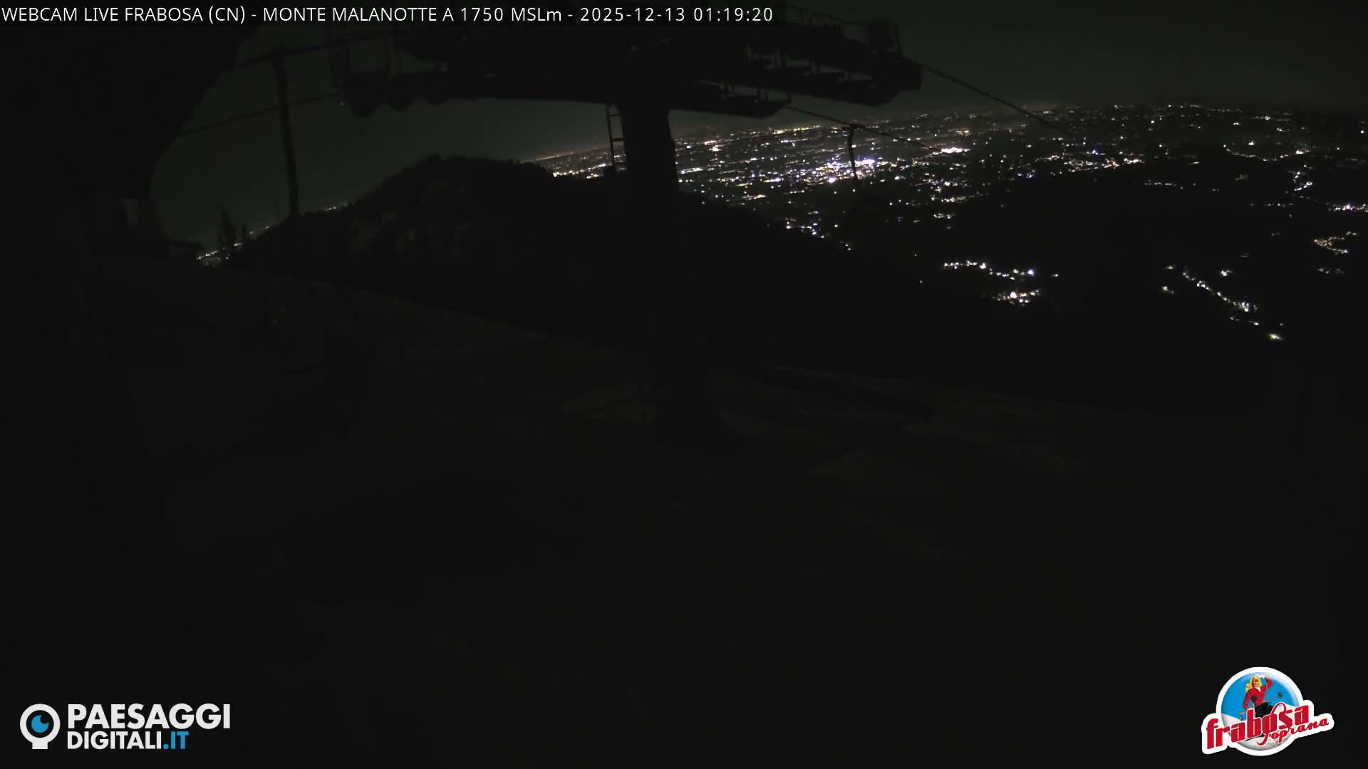 Monte Moro Mount Frabosa, Prato Nevoso Malanotte Take off Ramp & Ski Slope Live Cam - Cuneo, Piedmont, Italy