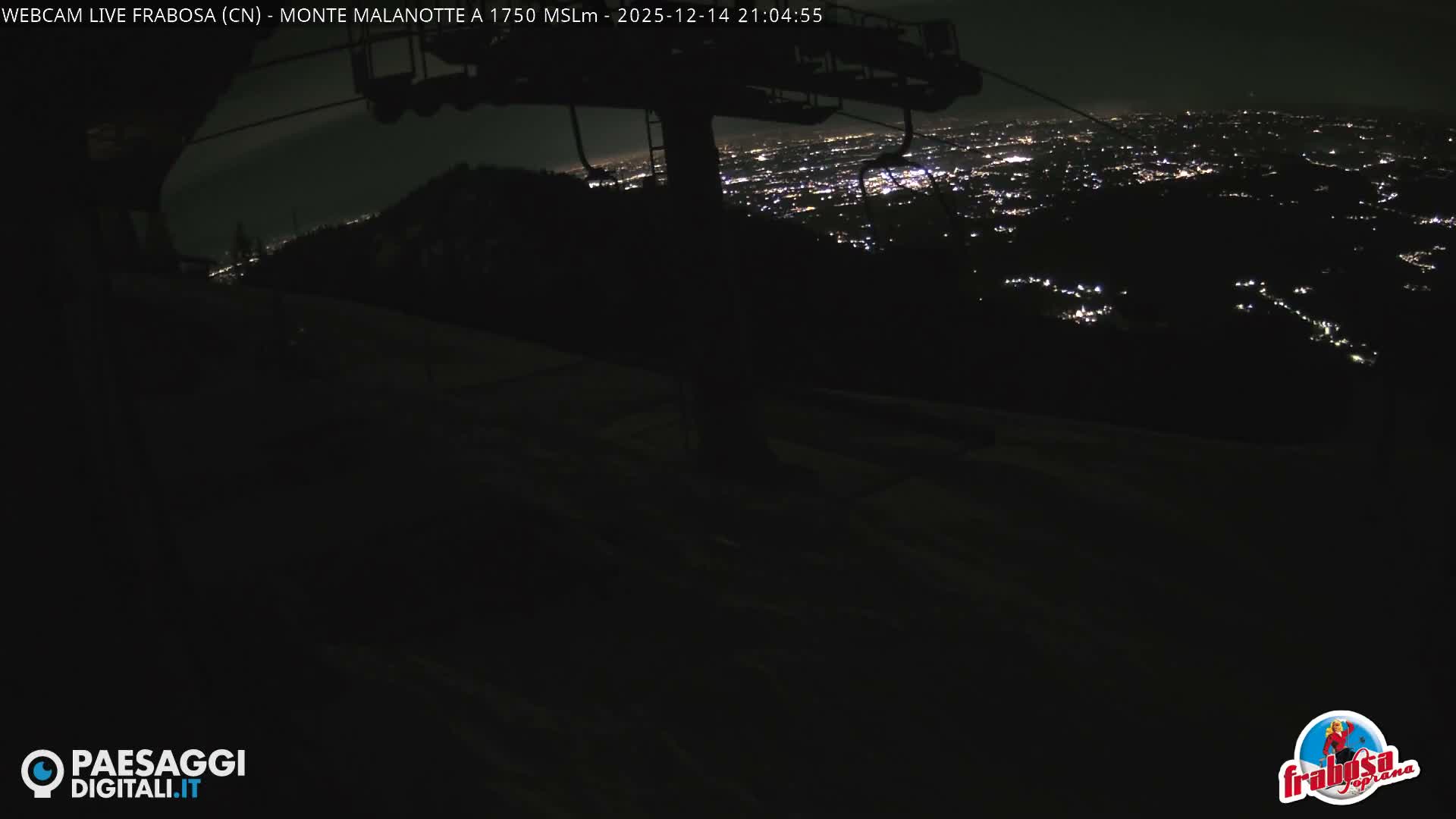 Monte Moro Mount Frabosa, Prato Nevoso Malanotte Take off Ramp & Ski Slope Live Cam - Cuneo, Piedmont, Italy