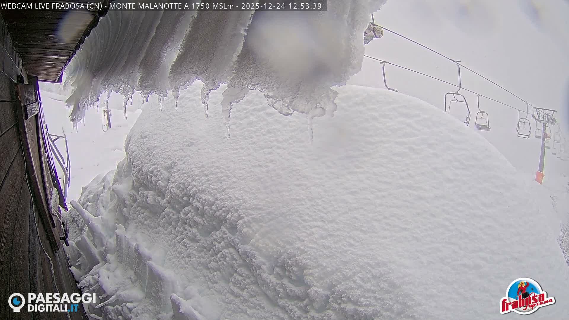 Monte Moro Mount Frabosa, Prato Nevoso Malanotte Take off Ramp & Ski Slope Live Cam - Cuneo, Piedmont, Italy