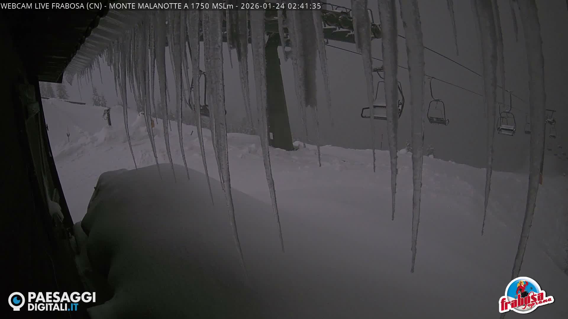 Monte Moro Mount Frabosa, Prato Nevoso Malanotte Take off Ramp & Ski Slope Live Cam - Cuneo, Piedmont, Italy