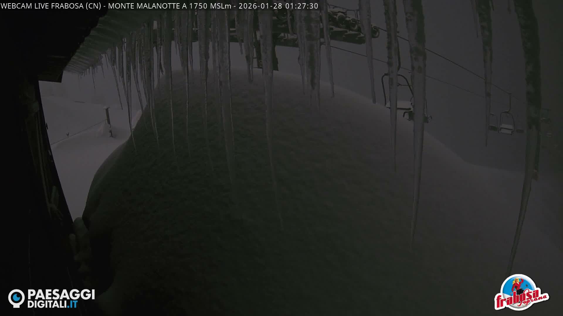 Monte Moro Mount Frabosa, Prato Nevoso Malanotte Take off Ramp & Ski Slope Live Cam - Cuneo, Piedmont, Italy