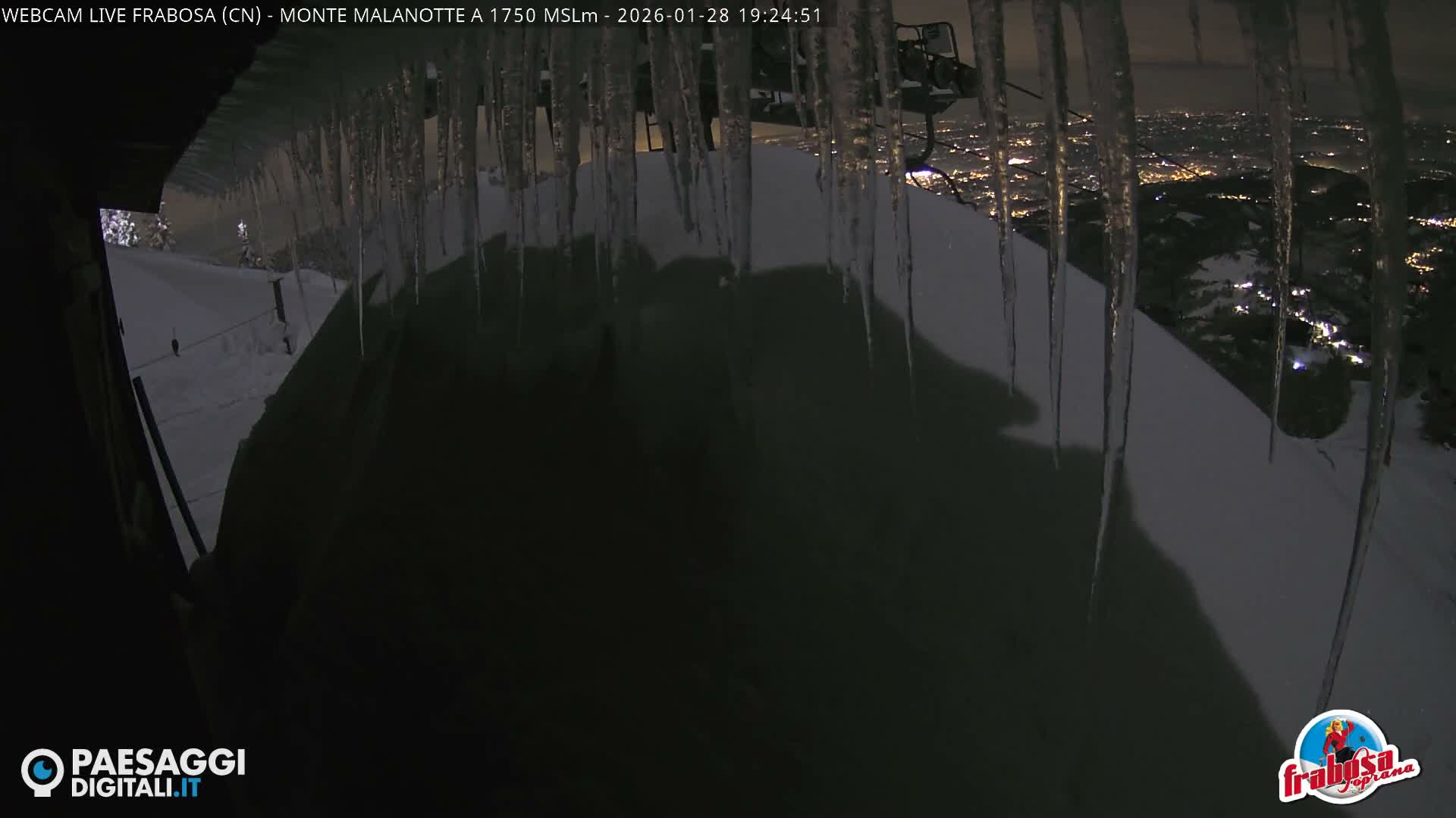 Monte Moro Mount Frabosa, Prato Nevoso Malanotte Take off Ramp & Ski Slope Live Cam - Cuneo, Piedmont, Italy