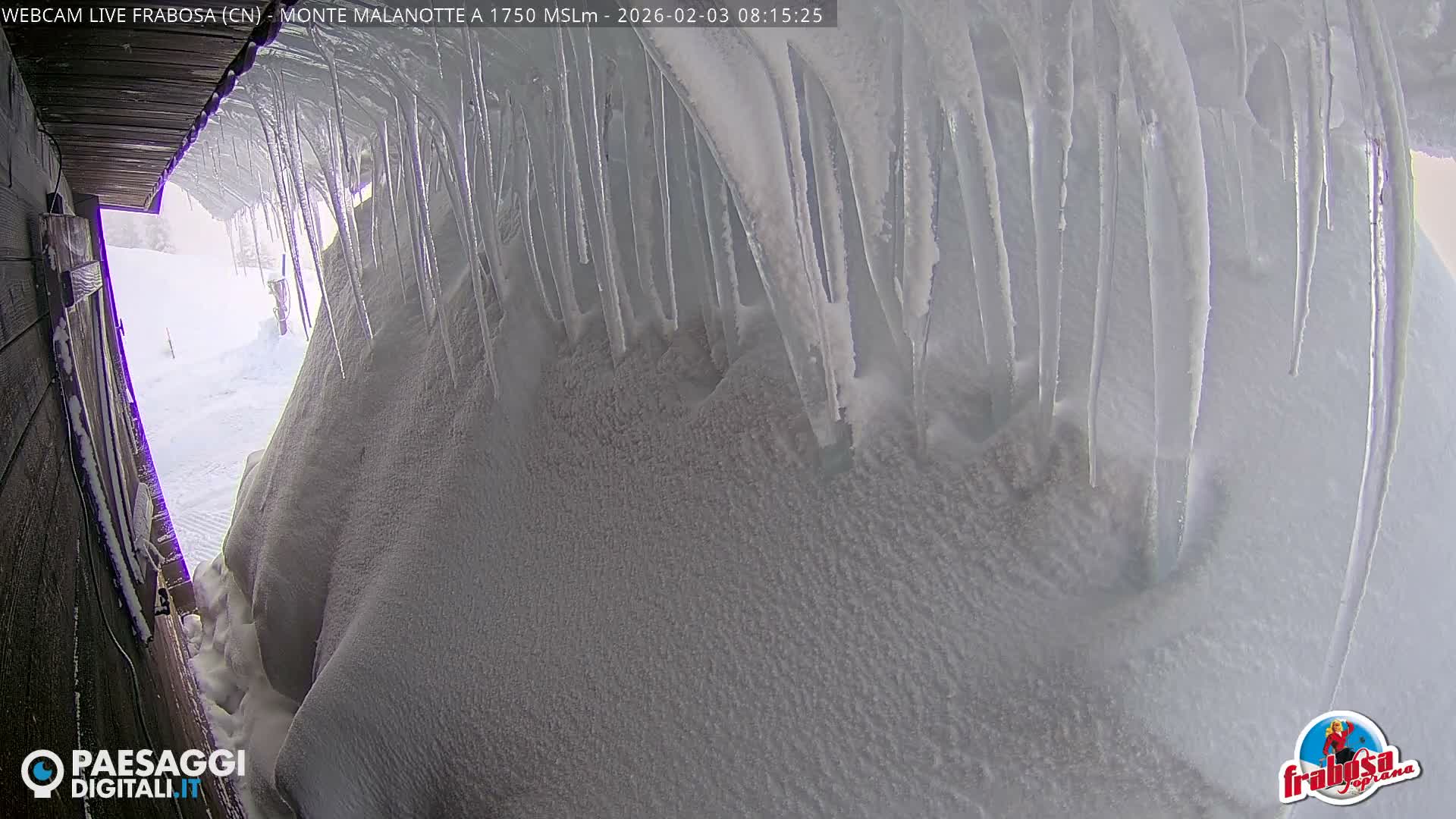 Monte Moro Mount Frabosa, Prato Nevoso Malanotte Take off Ramp & Ski Slope Live Cam - Cuneo, Piedmont, Italy