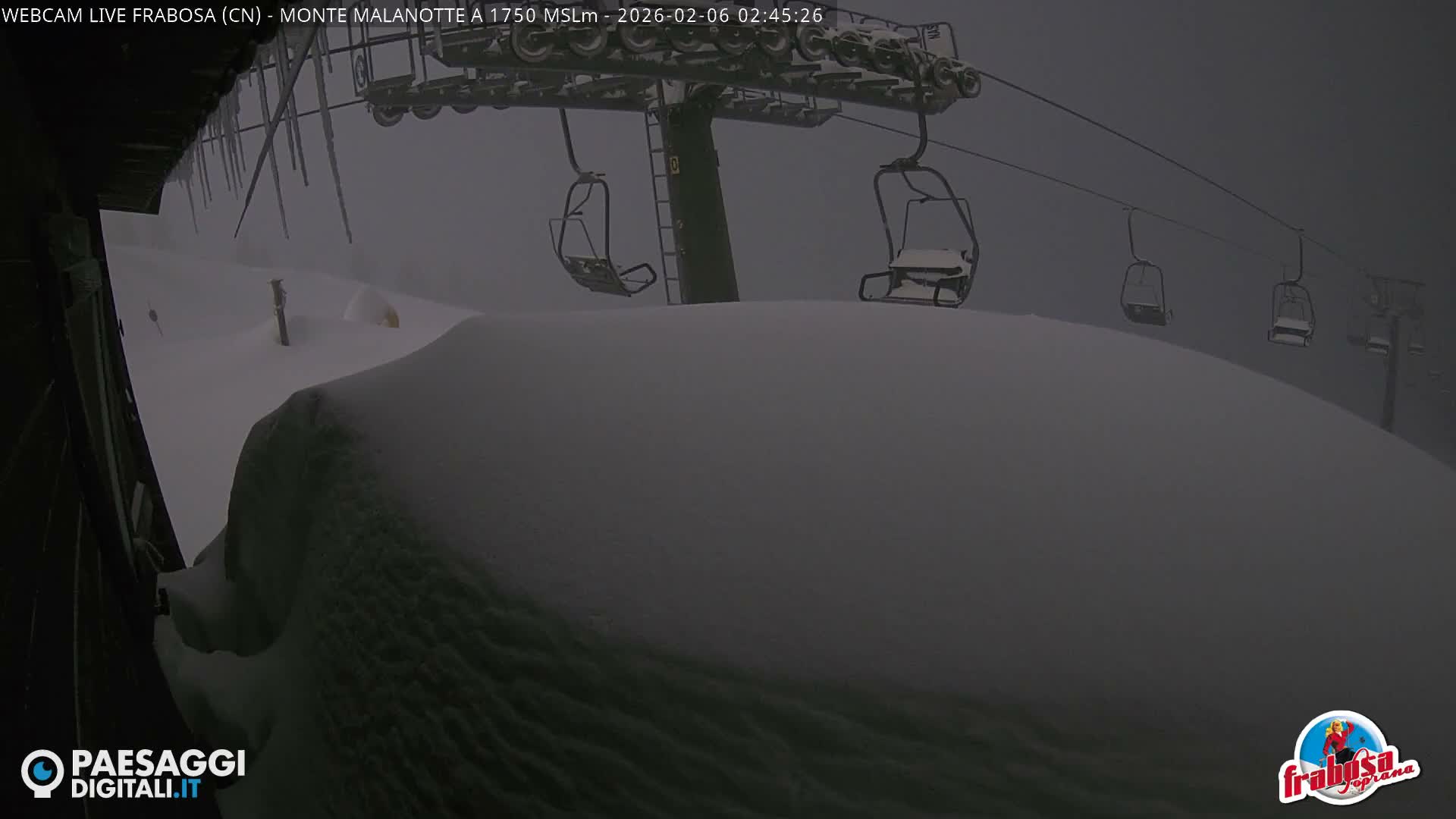 Monte Moro Mount Frabosa, Prato Nevoso Malanotte Take off Ramp & Ski Slope Live Cam - Cuneo, Piedmont, Italy