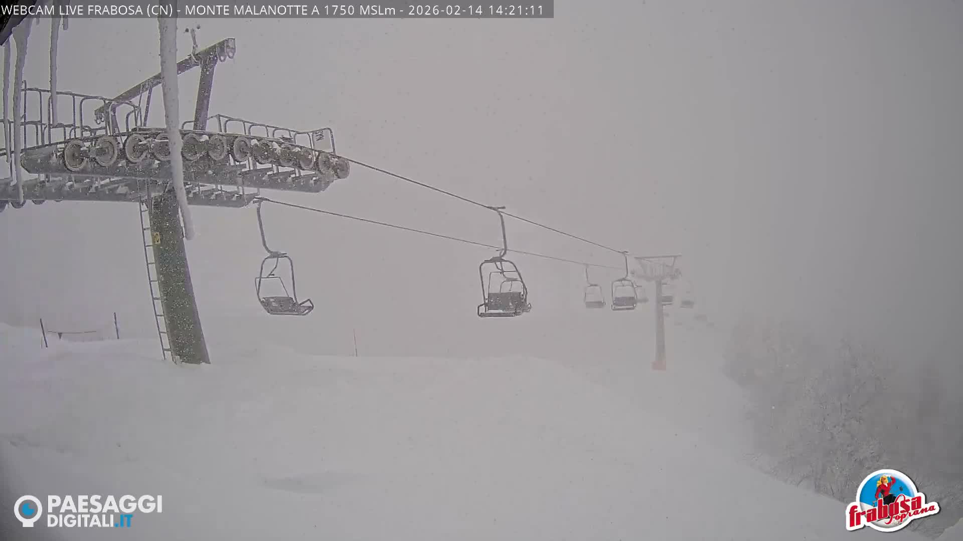 Monte Moro Mount Frabosa, Prato Nevoso Malanotte Take off Ramp & Ski Slope Live Cam - Cuneo, Piedmont, Italy