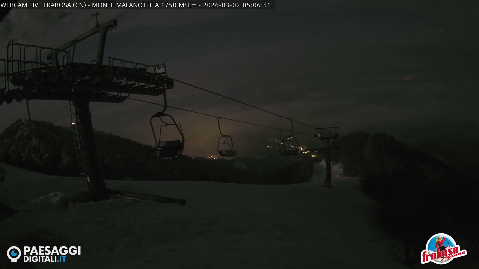 Monte Moro Mount Frabosa, Prato Nevoso Malanotte Take off Ramp & Ski Slope Live Cam - Cuneo, Piedmont, Italy