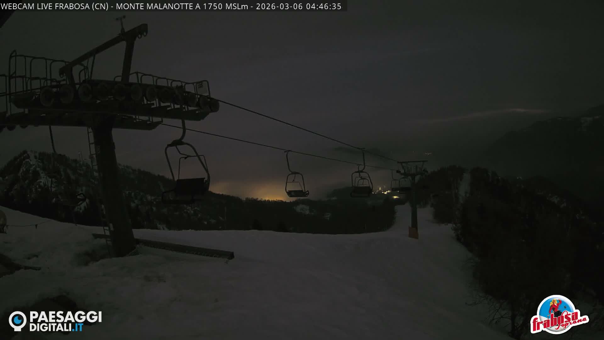 Monte Moro Mount Frabosa, Prato Nevoso Malanotte Take off Ramp & Ski Slope Live Cam - Cuneo, Piedmont, Italy