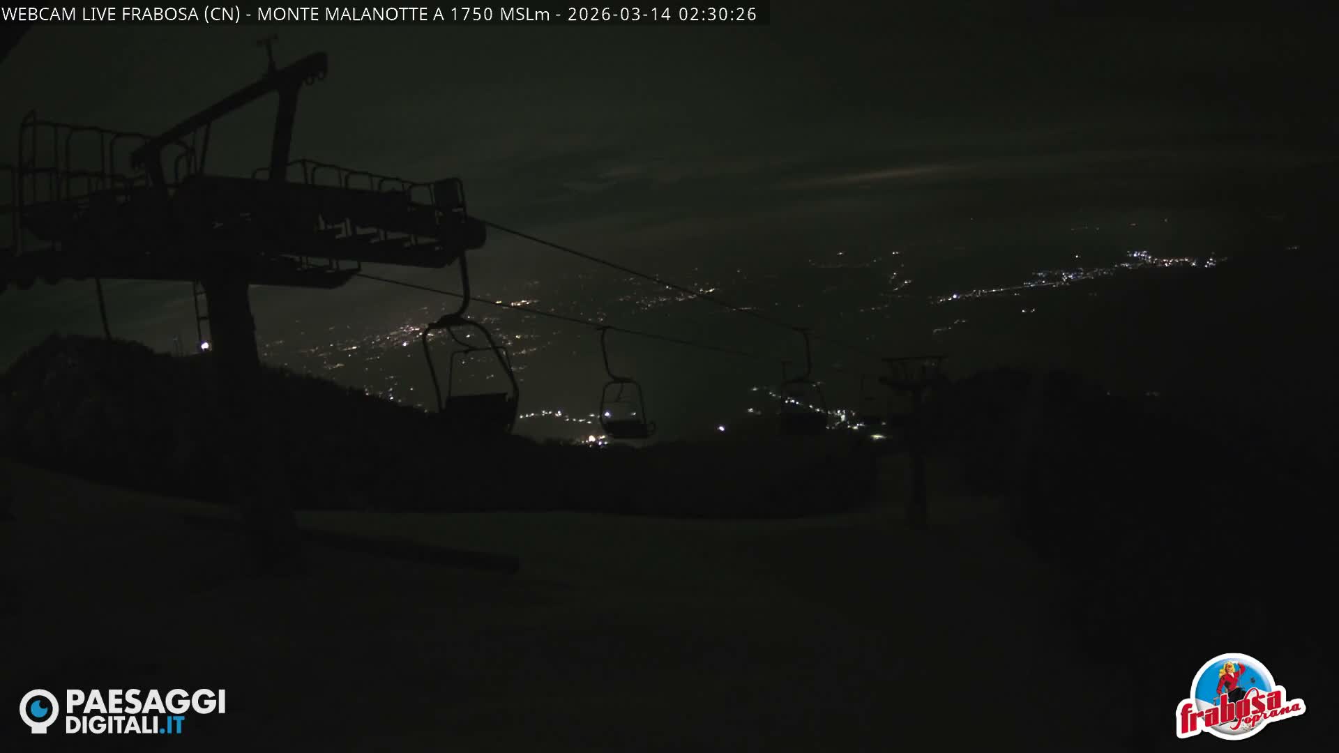 Monte Moro Mount Frabosa, Prato Nevoso Malanotte Take off Ramp & Ski Slope Live Cam - Cuneo, Piedmont, Italy
