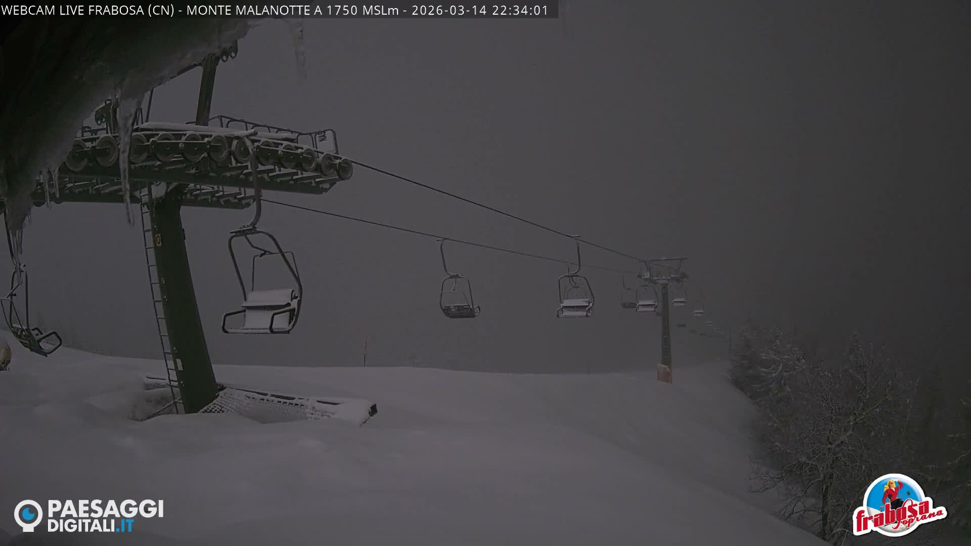 Monte Moro Mount Frabosa, Prato Nevoso Malanotte Take off Ramp & Ski Slope Live Cam - Cuneo, Piedmont, Italy