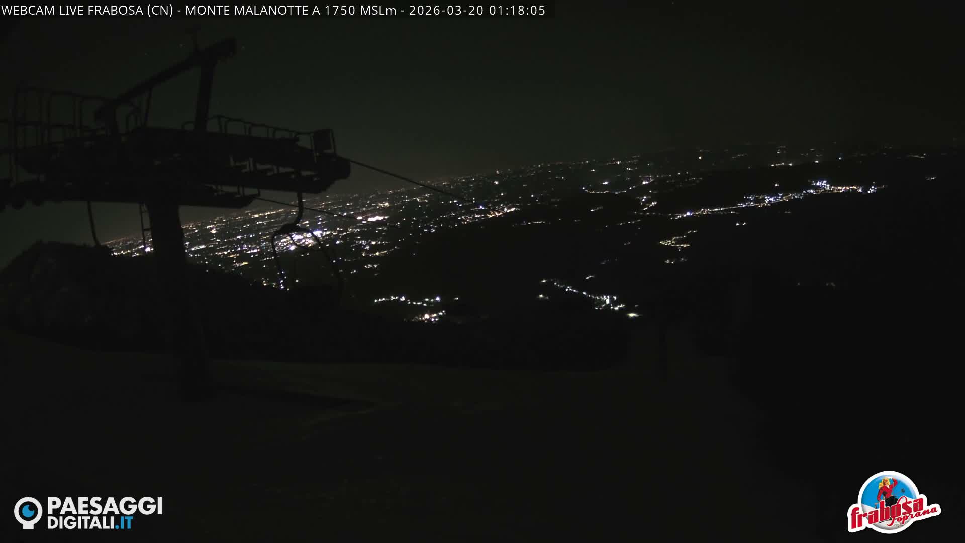 Monte Moro Mount Frabosa, Prato Nevoso Malanotte Take off Ramp & Ski Slope Live Cam - Cuneo, Piedmont, Italy