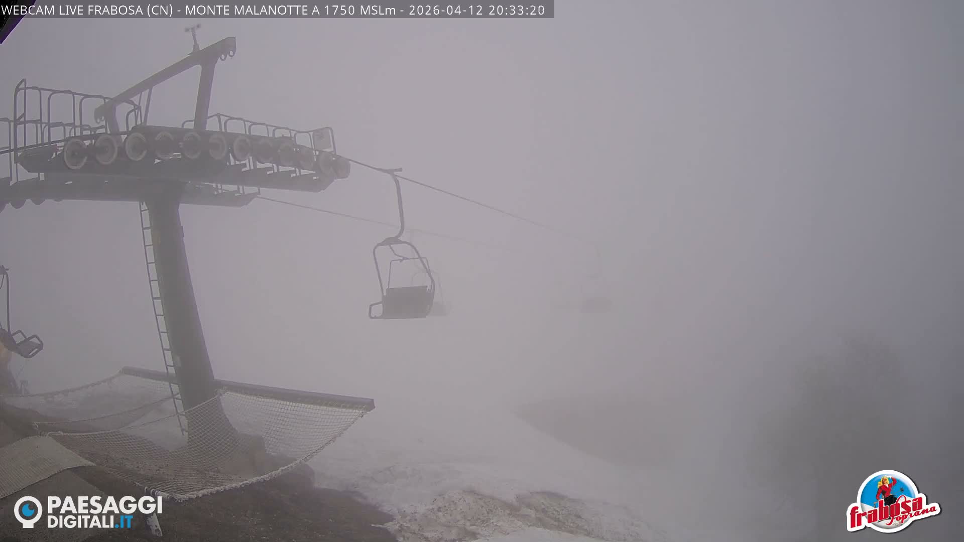 Monte Moro Mount Frabosa, Prato Nevoso Malanotte Take off Ramp & Ski Slope Live Cam - Cuneo, Piedmont, Italy