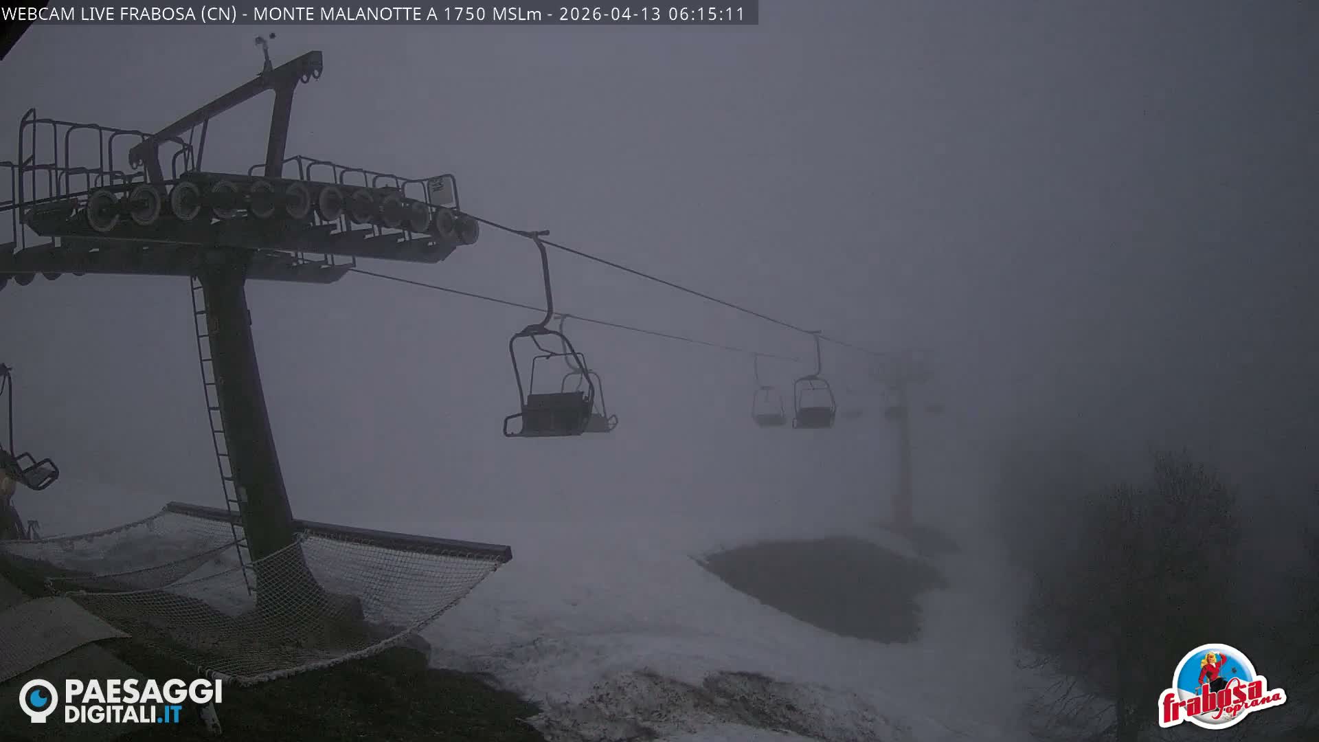 Monte Moro Mount Frabosa, Prato Nevoso Malanotte Take off Ramp & Ski Slope Live Cam - Cuneo, Piedmont, Italy