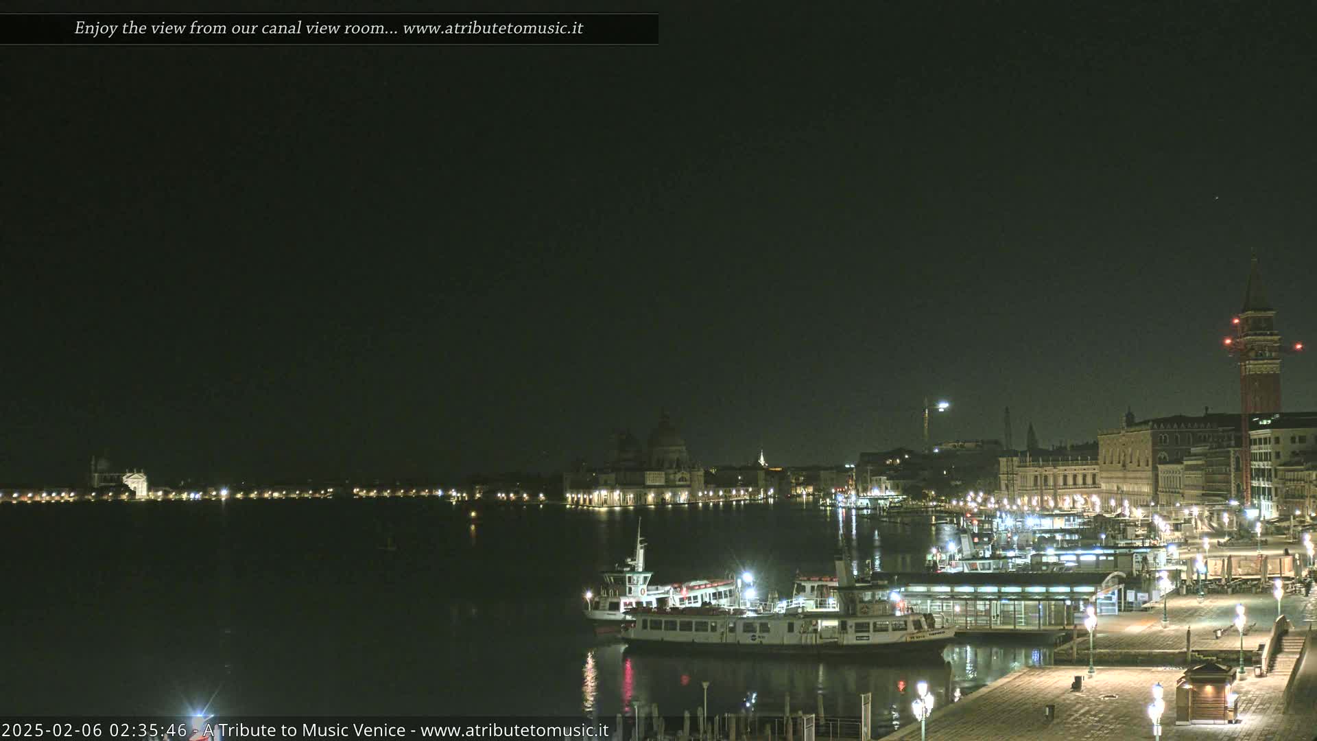  Venice City Live Cam from St. Mark's Basin - Veneto, Italy