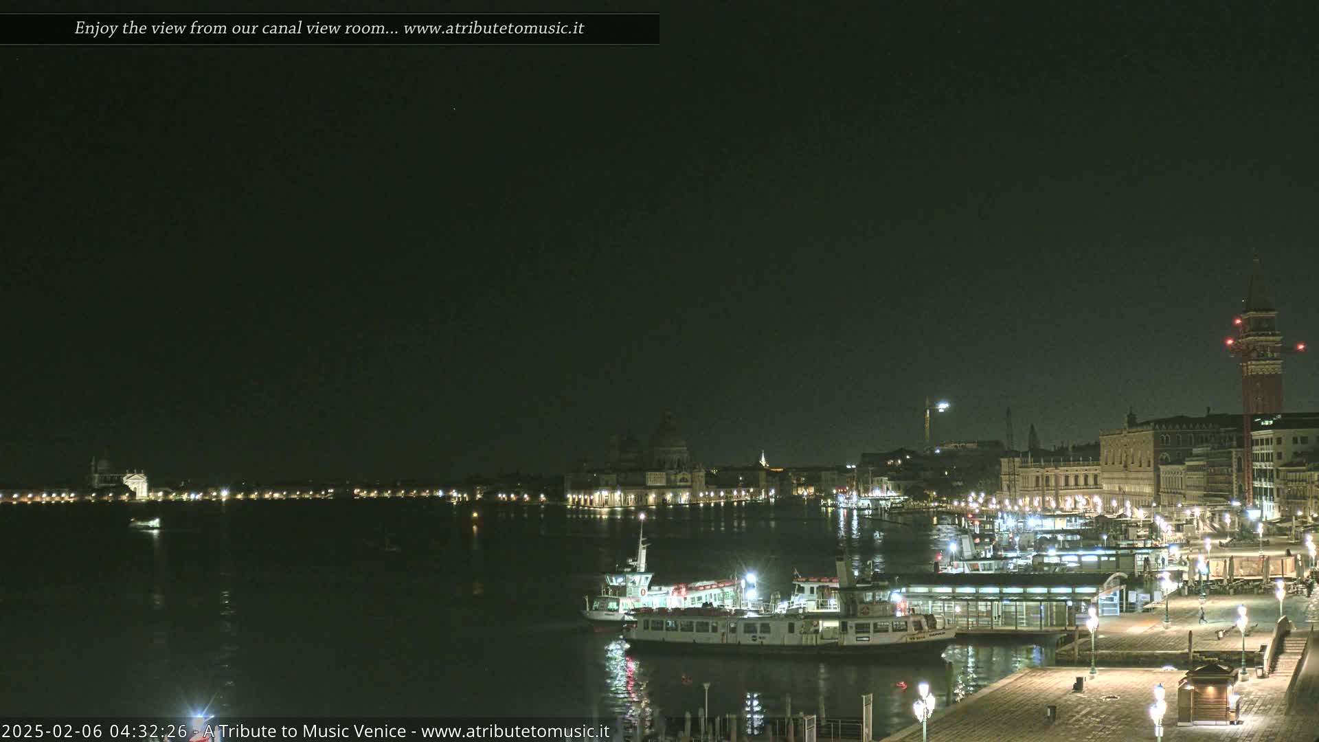  Venice City Live Cam from St. Mark's Basin - Veneto, Italy