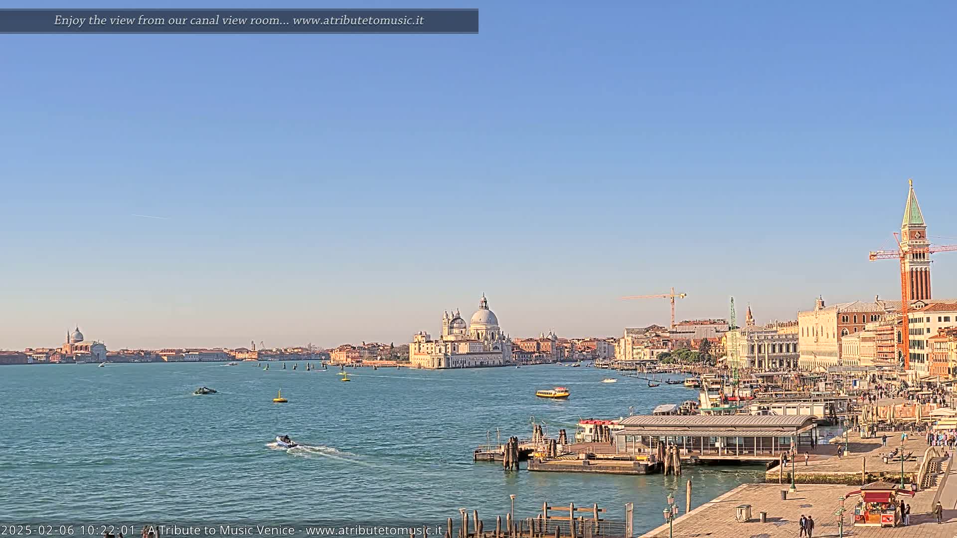  Venice City Live Cam from St. Mark's Basin - Veneto, Italy