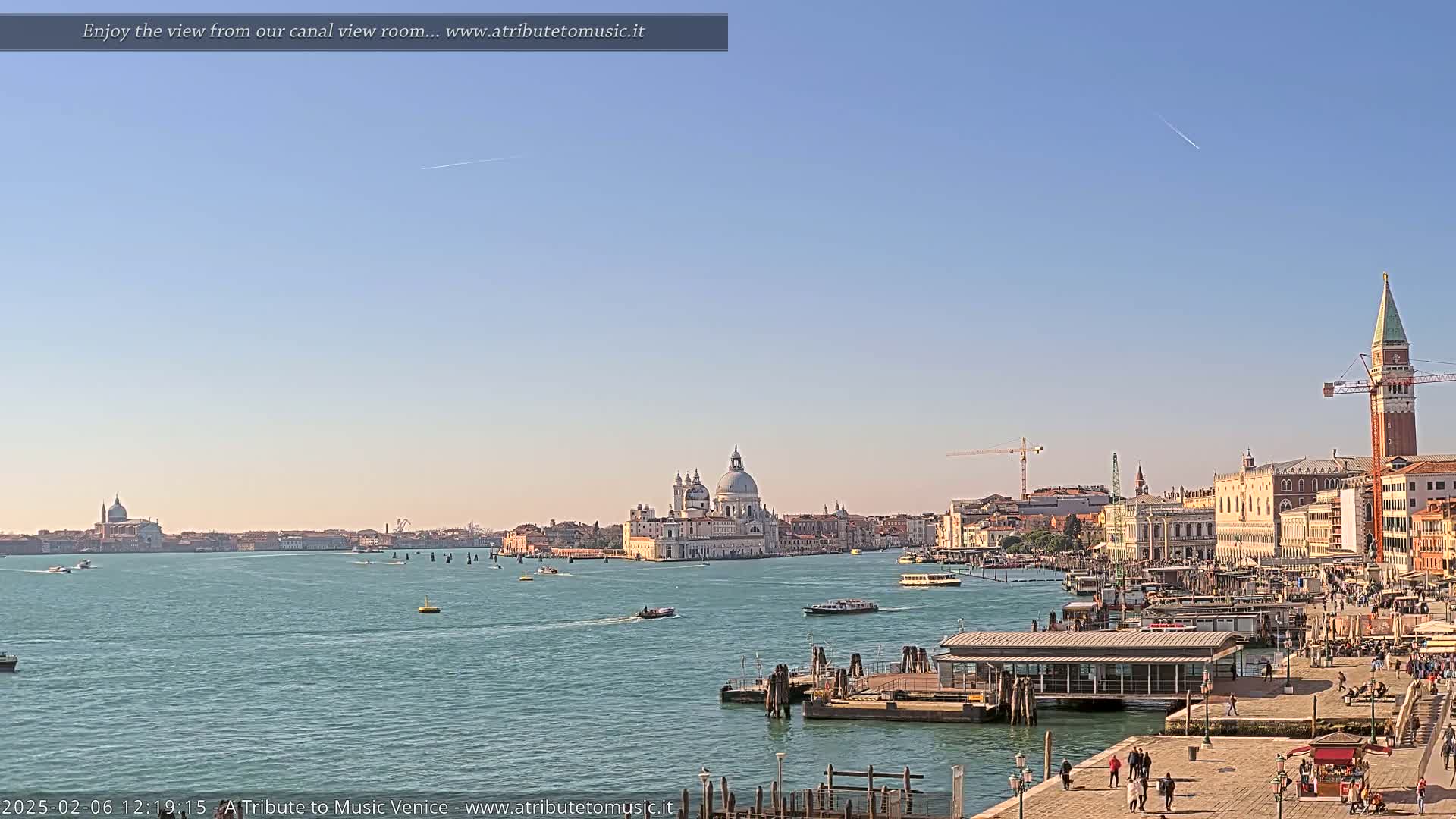  Venice City Live Cam from St. Mark's Basin - Veneto, Italy
