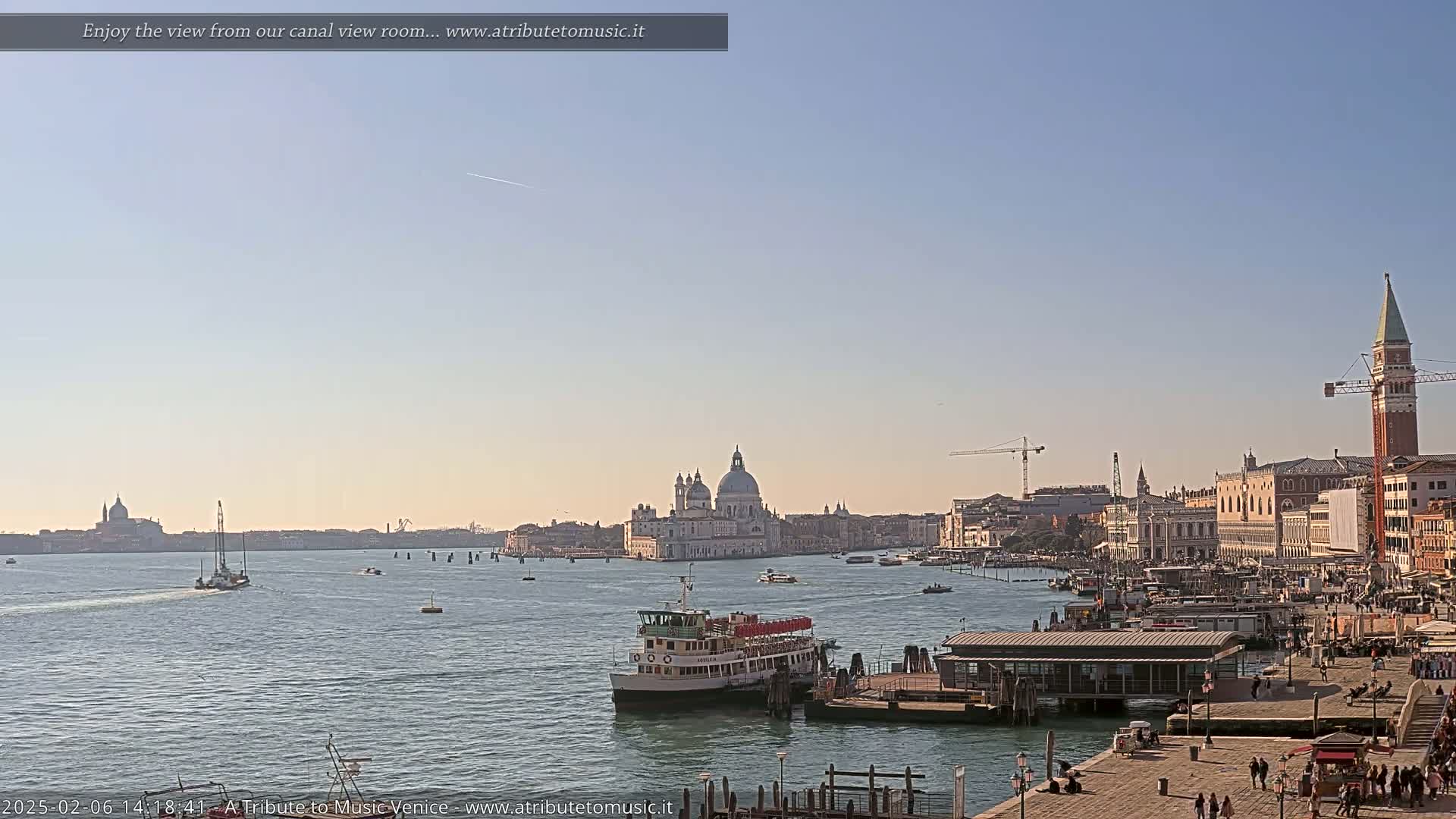  Venice City Live Cam from St. Mark's Basin - Veneto, Italy