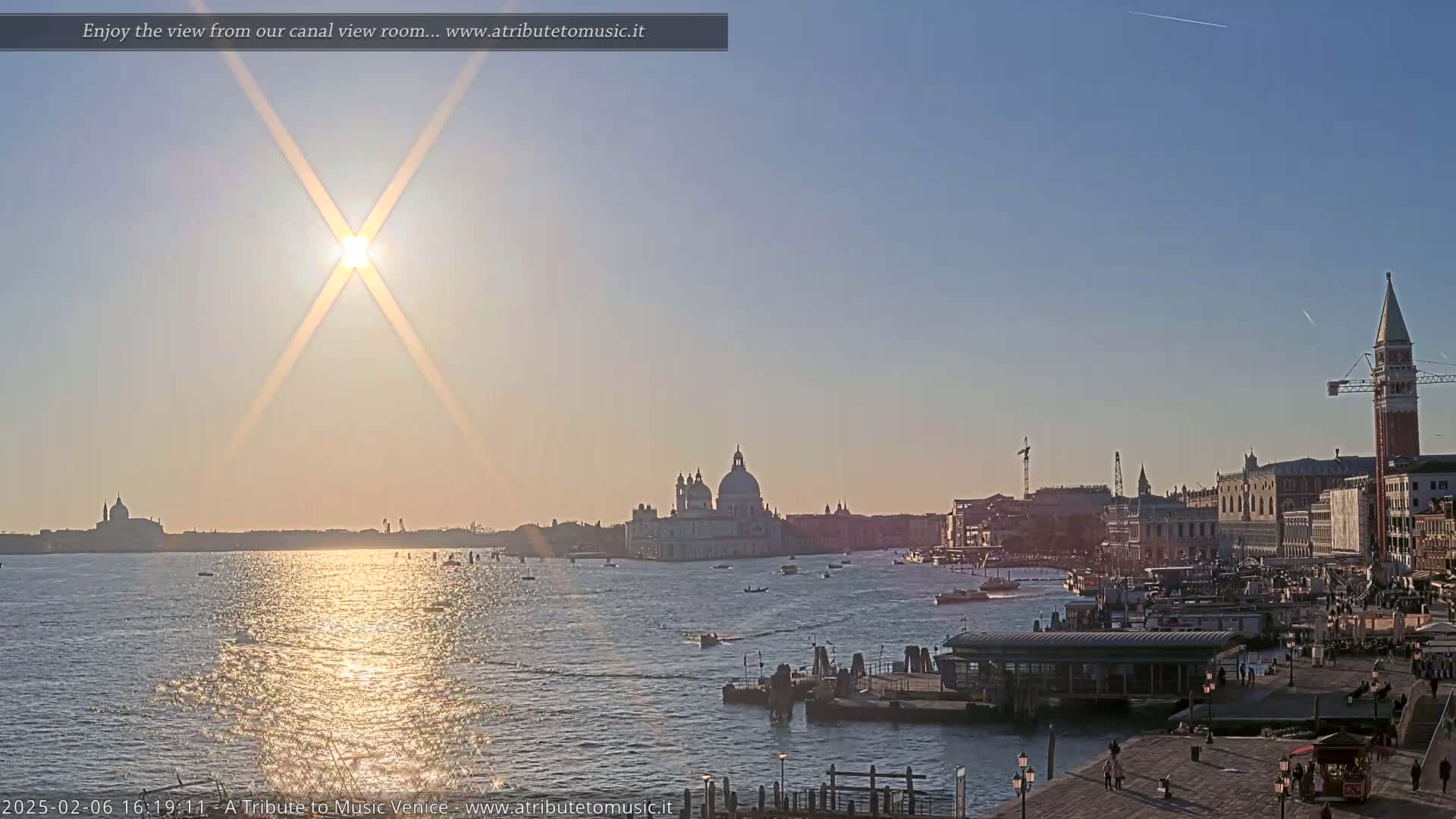  Venice City Live Cam from St. Mark's Basin - Veneto, Italy