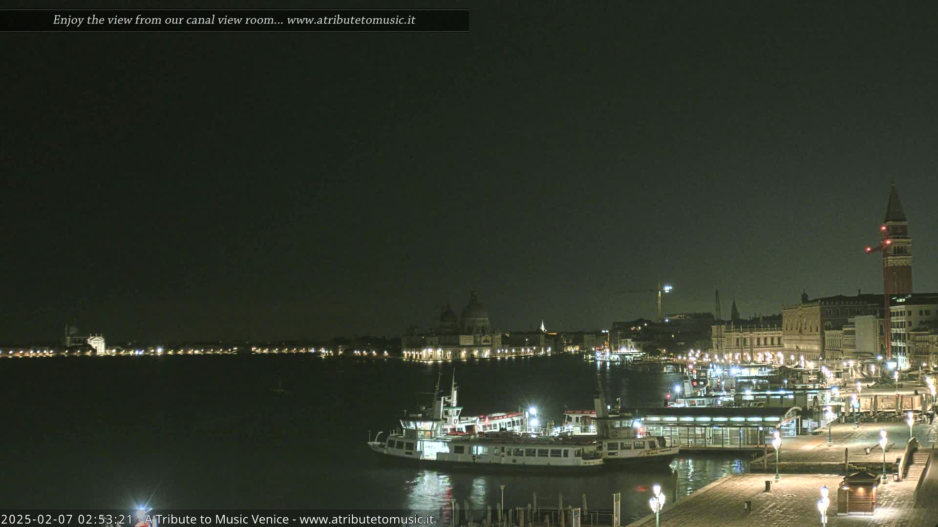  Venice City Live Cam from St. Mark's Basin - Veneto, Italy