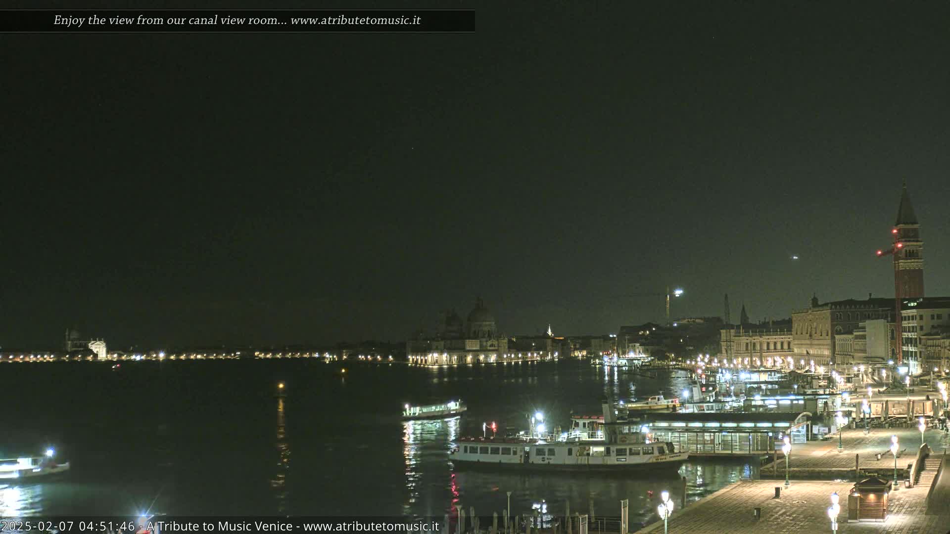  Venice City Live Cam from St. Mark's Basin - Veneto, Italy