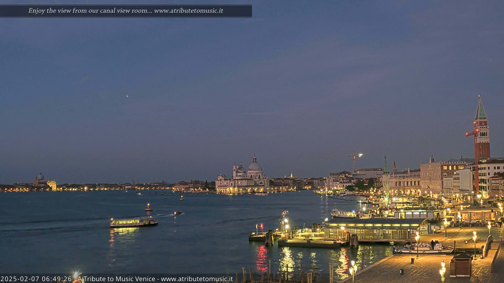  Venice City Live Cam from St. Mark's Basin - Veneto, Italy