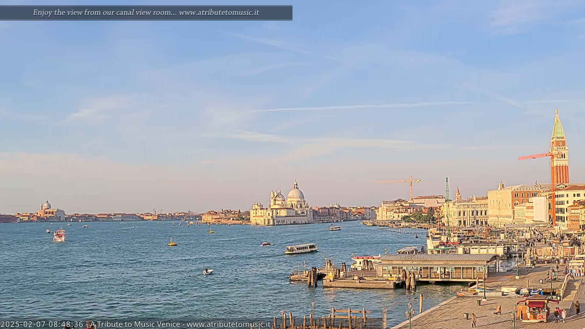  Venice City Live Cam from St. Mark's Basin - Veneto, Italy