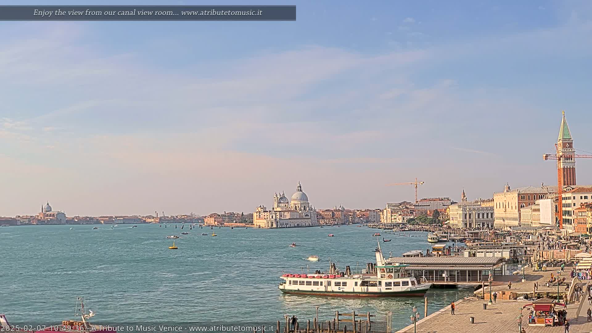  Venice City Live Cam from St. Mark's Basin - Veneto, Italy