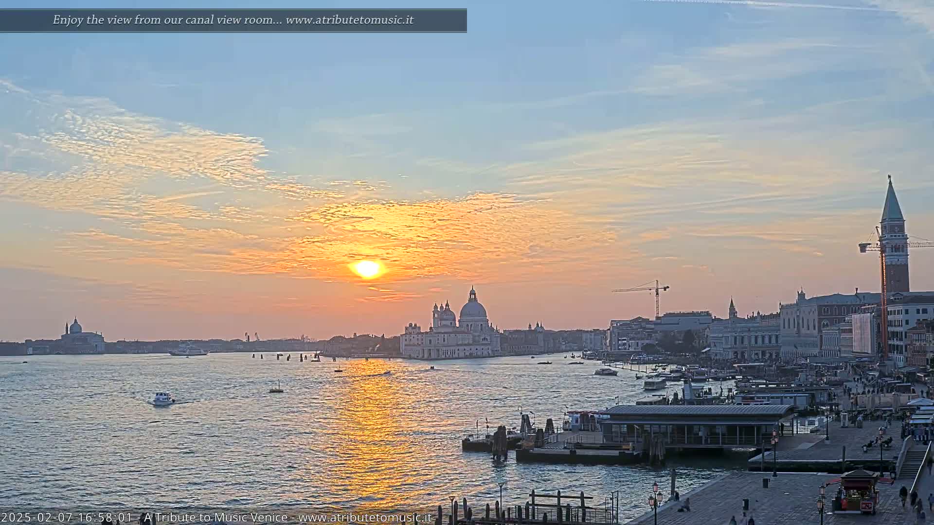  Venice City Live Cam from St. Mark's Basin - Veneto, Italy