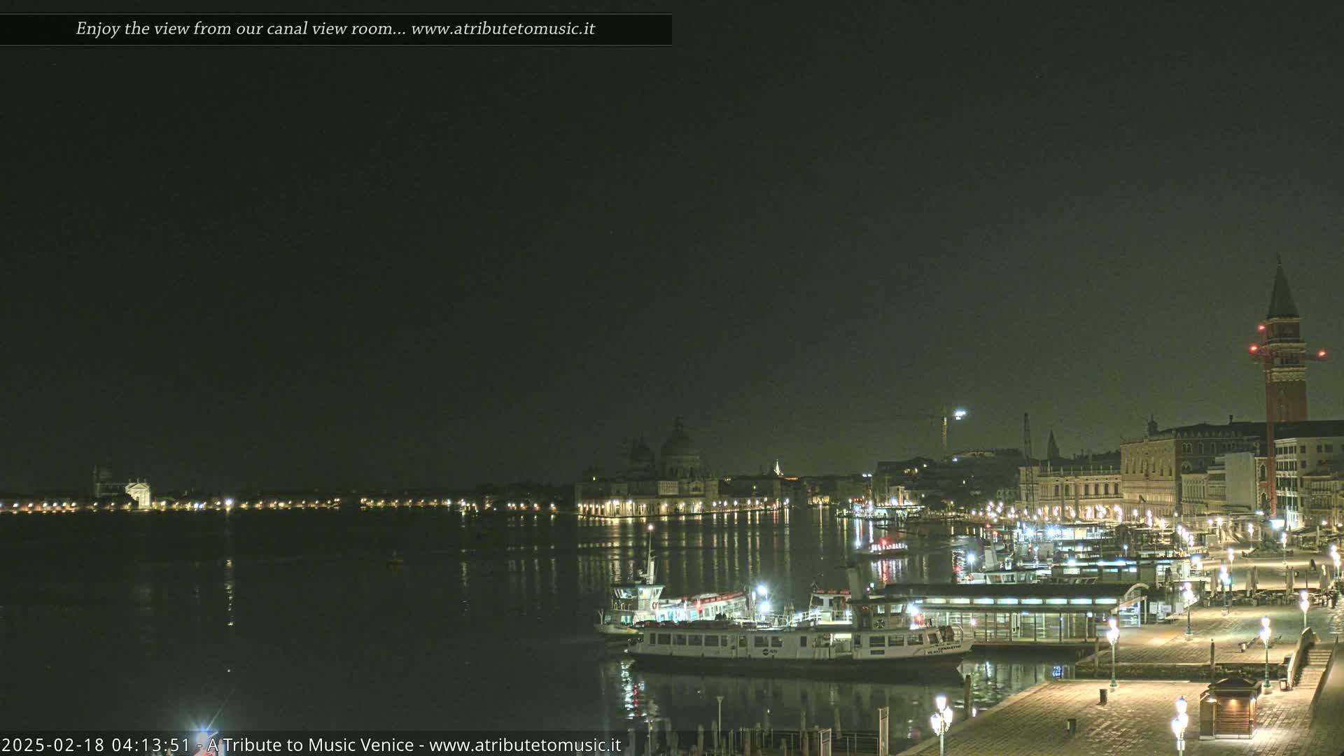  Venice City Live Cam from St. Mark's Basin - Veneto, Italy