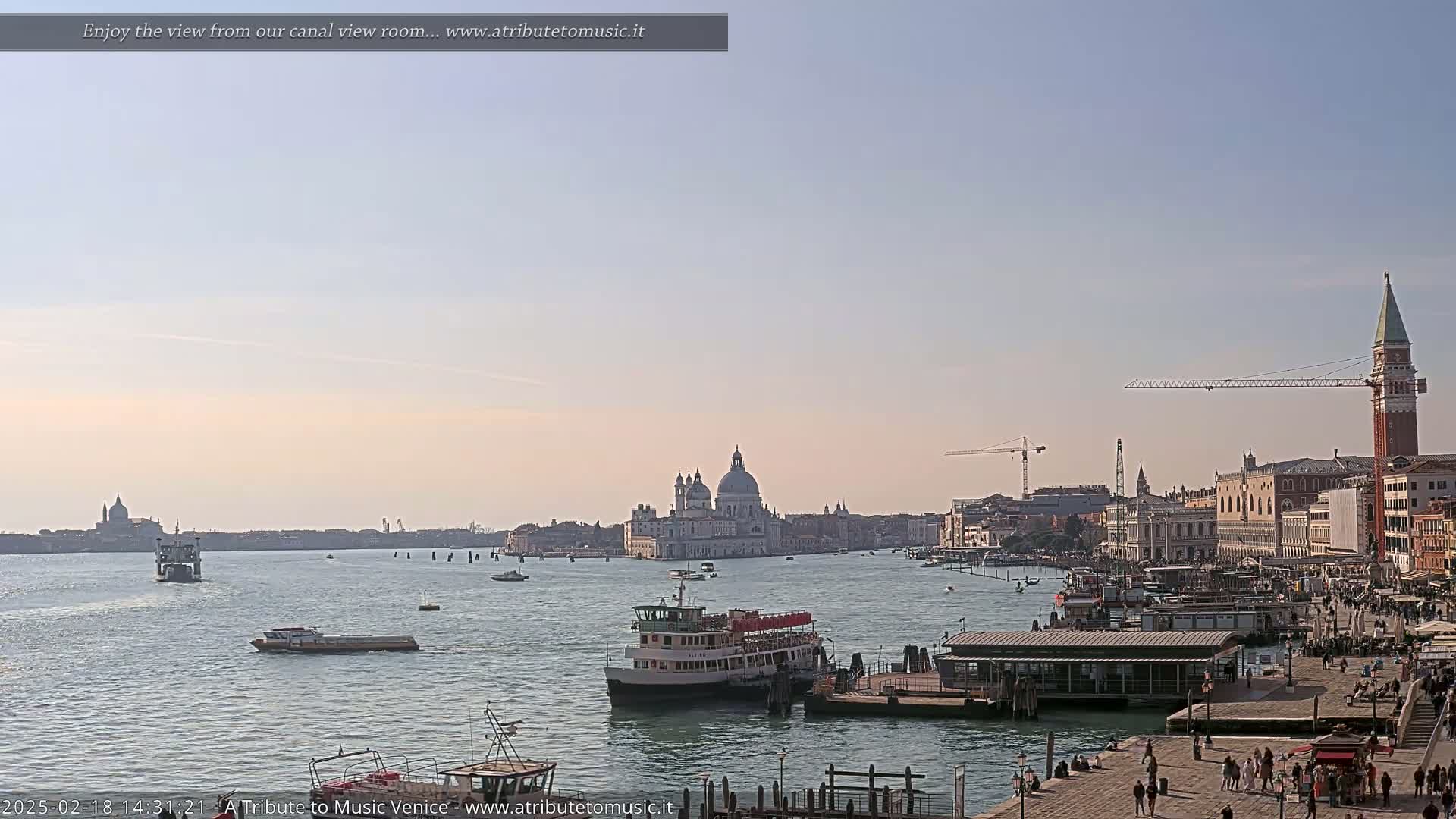  Venice City Live Cam from St. Mark's Basin - Veneto, Italy