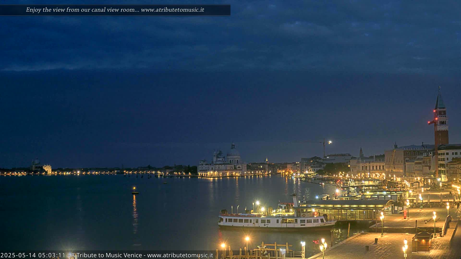  Venice City Live Cam from St. Mark's Basin - Veneto, Italy