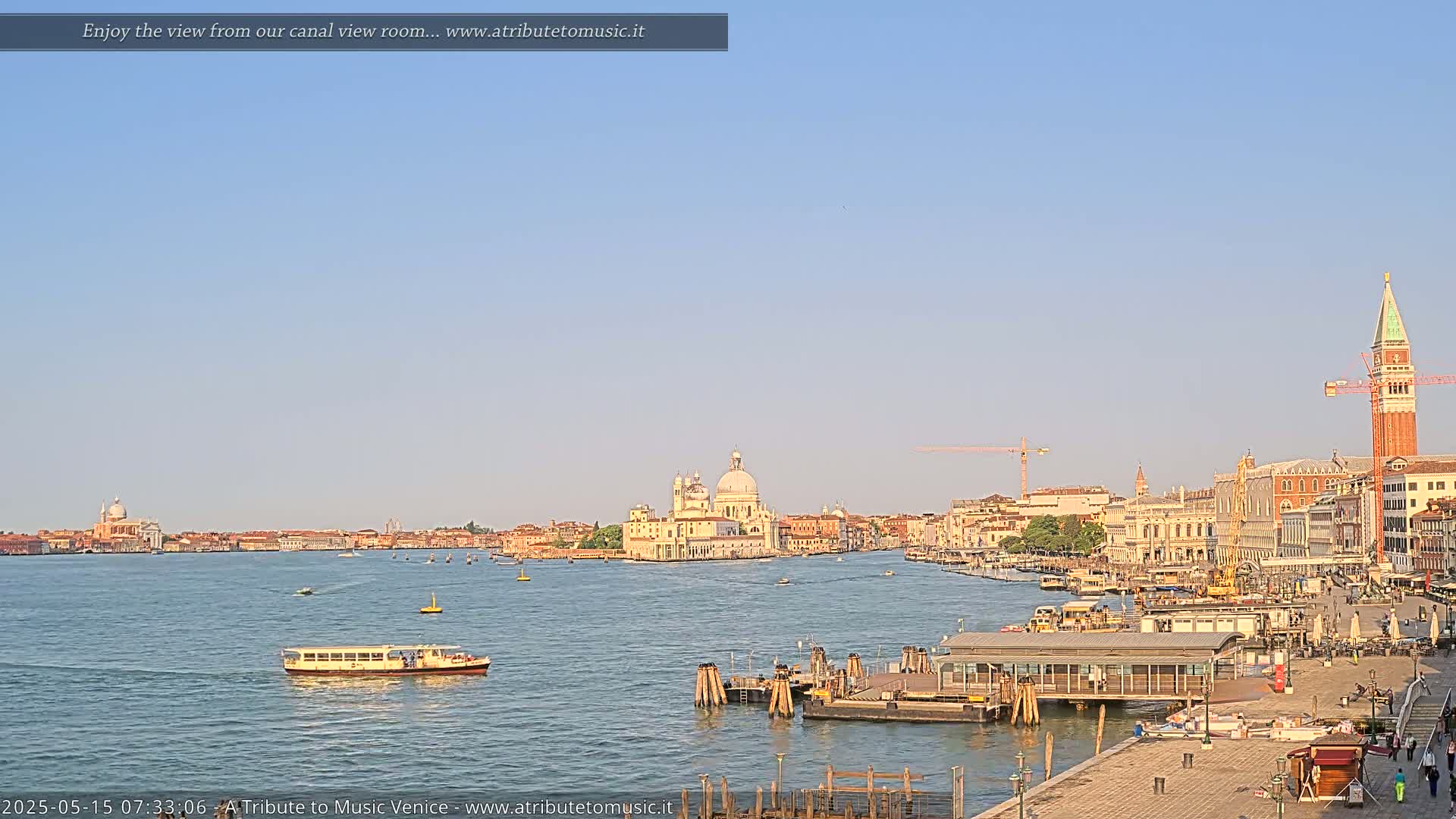  Venice City Live Cam from St. Mark's Basin - Veneto, Italy